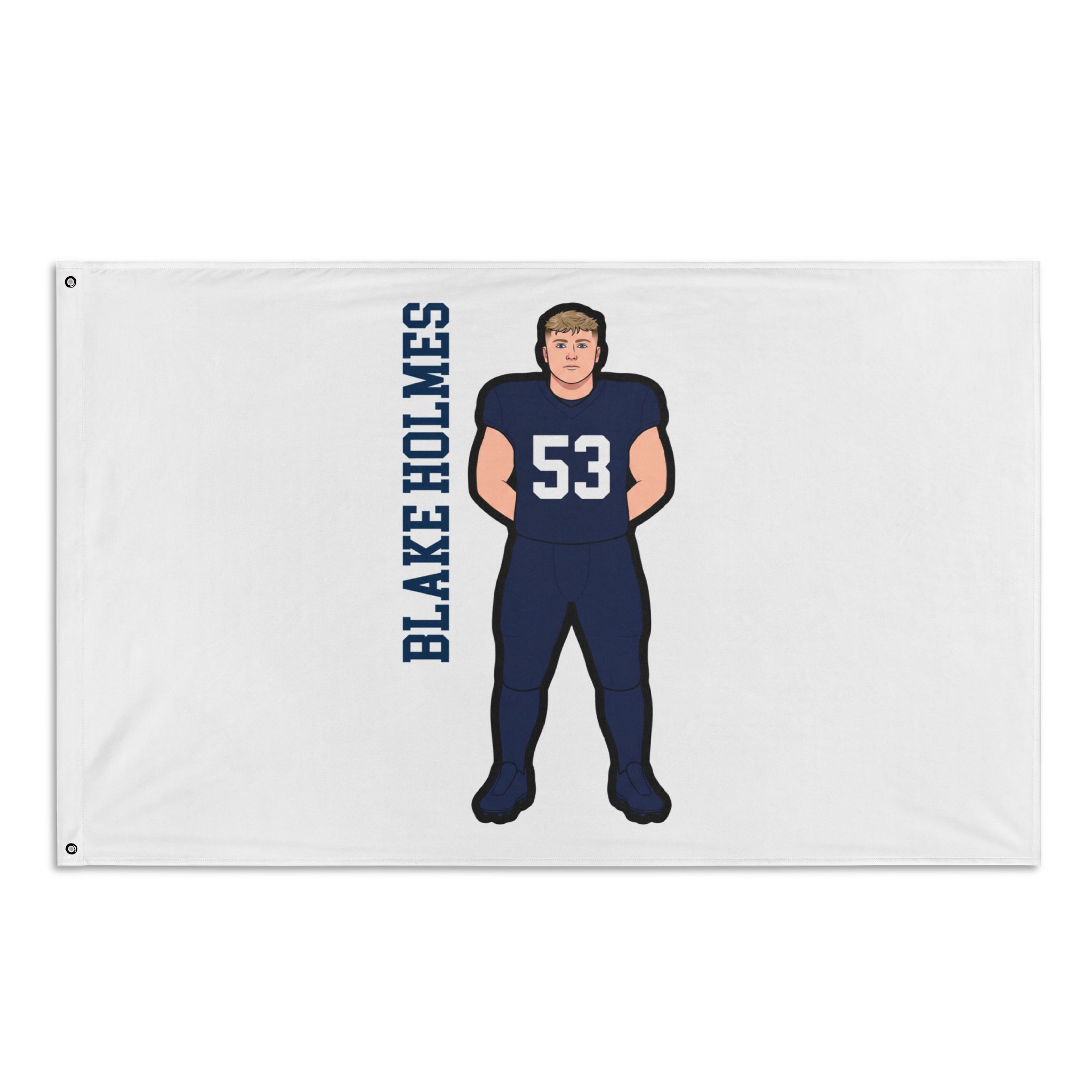 Flag (35 × 56 in) — character_name_vertical in Classic
