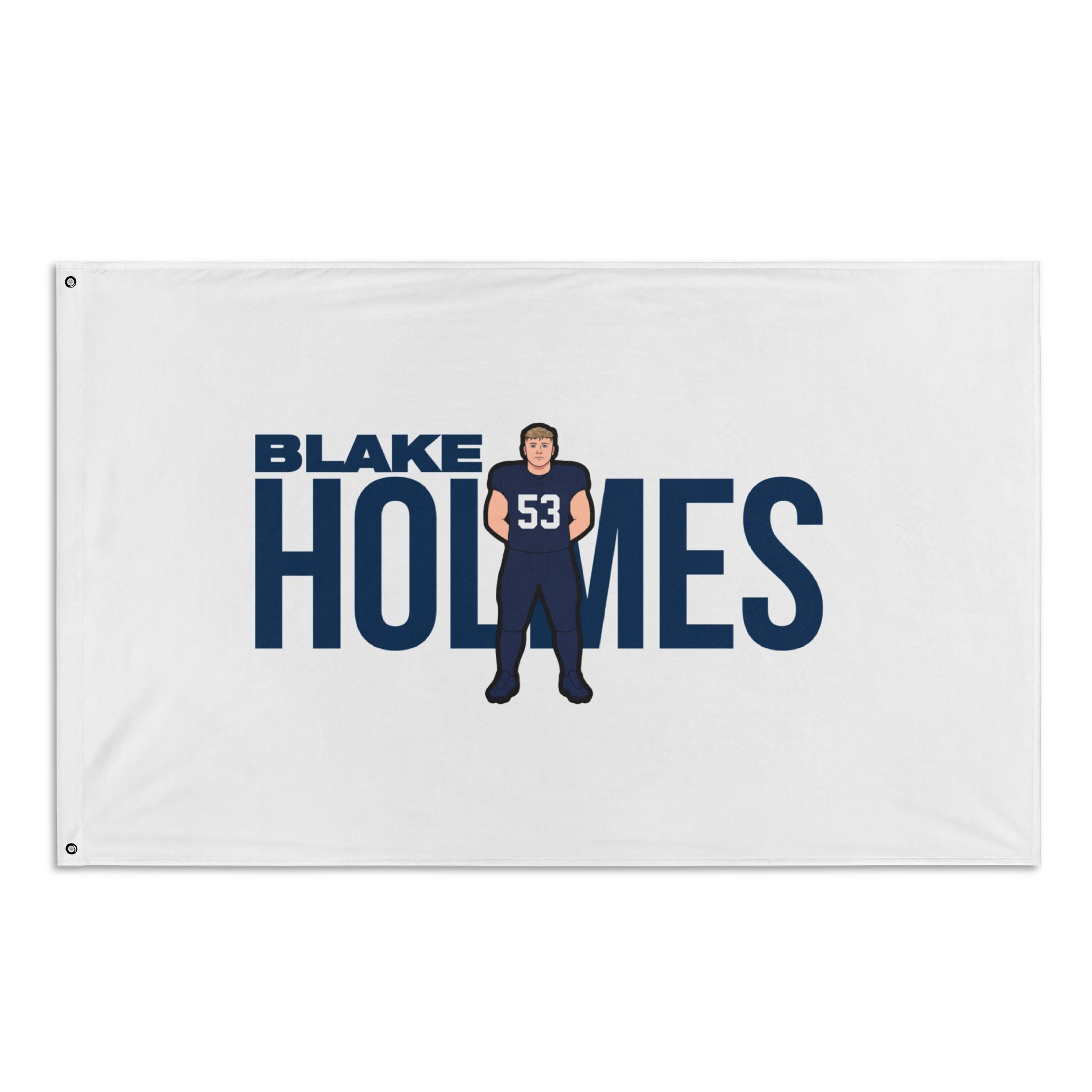 Flag (35 × 56 in) — character_player_name in Classic