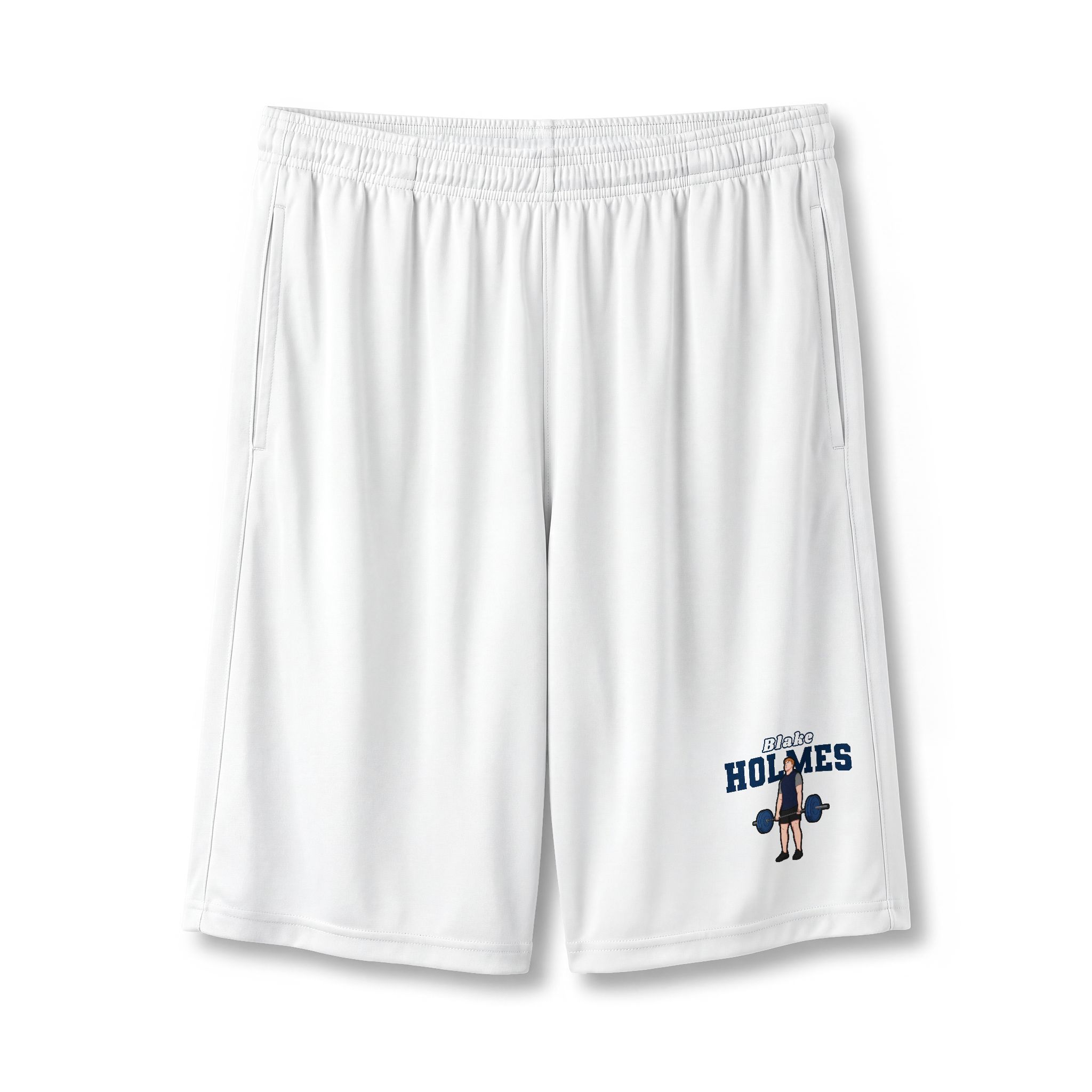 Shorts — character_name_arch in White