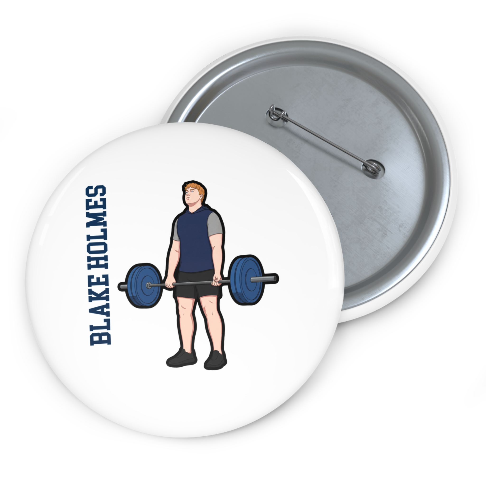 Game Day Pin — character_name_vertical in Classic