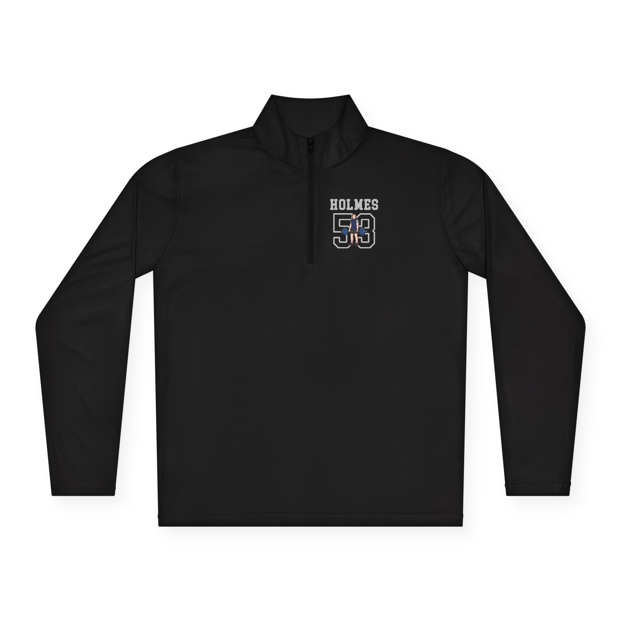 Q-Zip Pullover — character_shirsey in Black