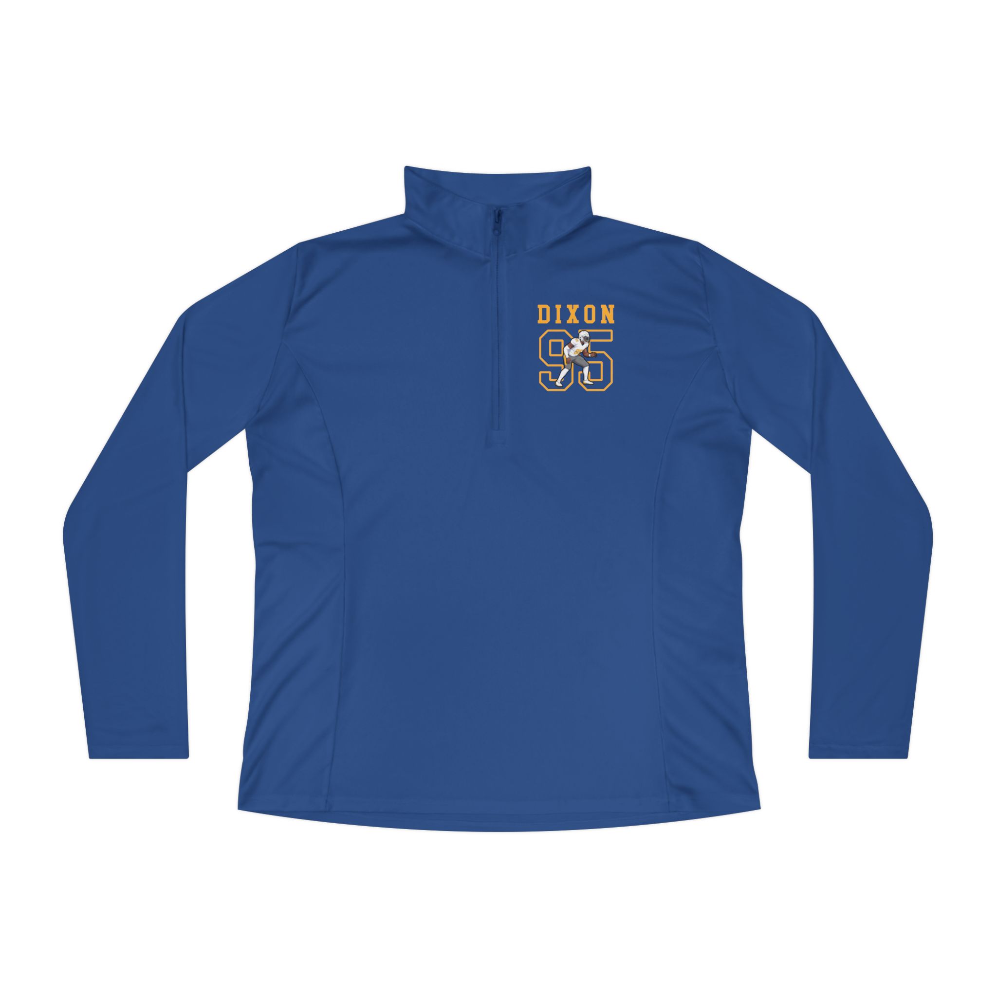 Women's Q-Zip Pullover — character_shirsey in Royal