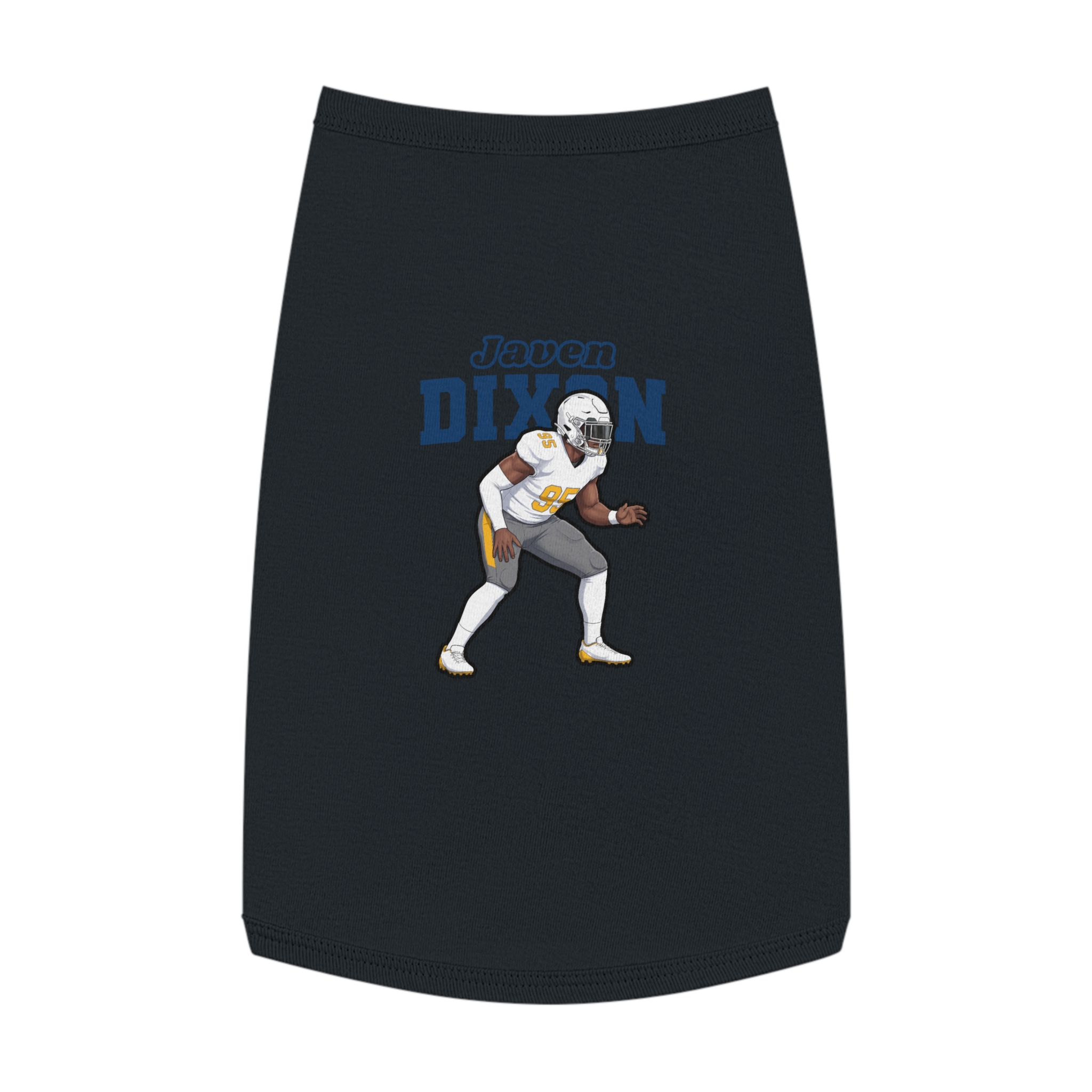 Pet Tank Top — character_name_arch in White
