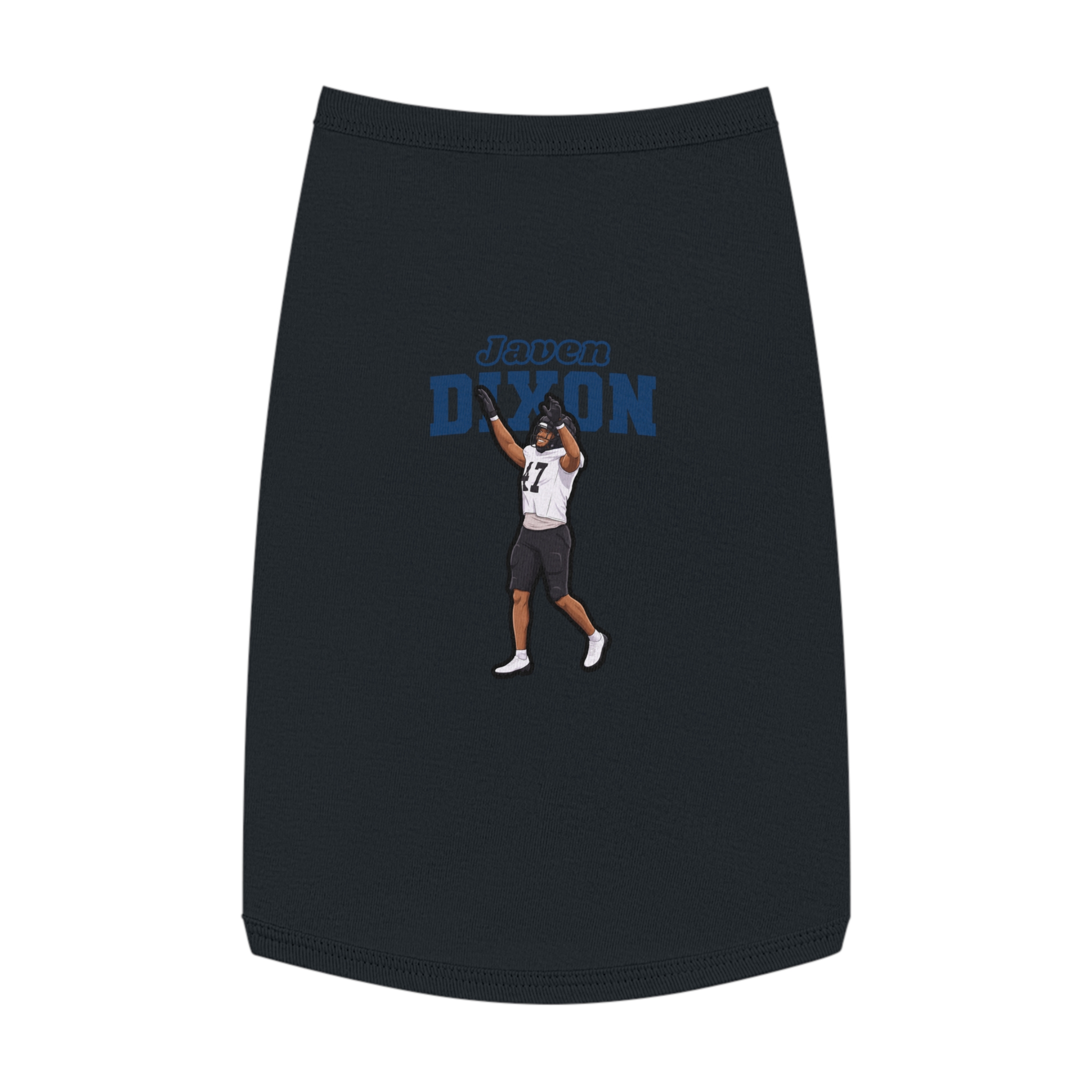 Pet Tank Top — character_name_arch in Black