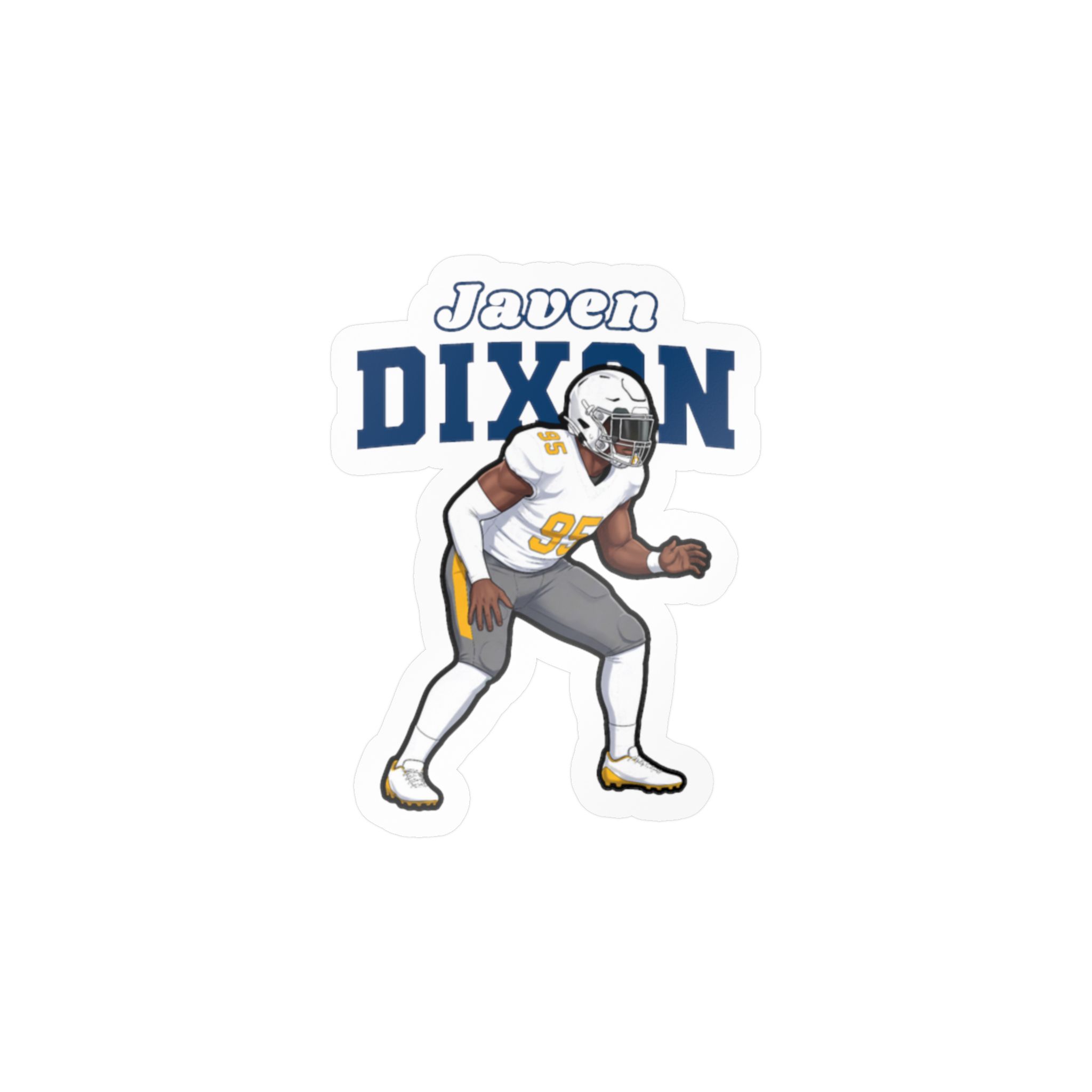 Vinyl Sticker — character_name_arch in Classic