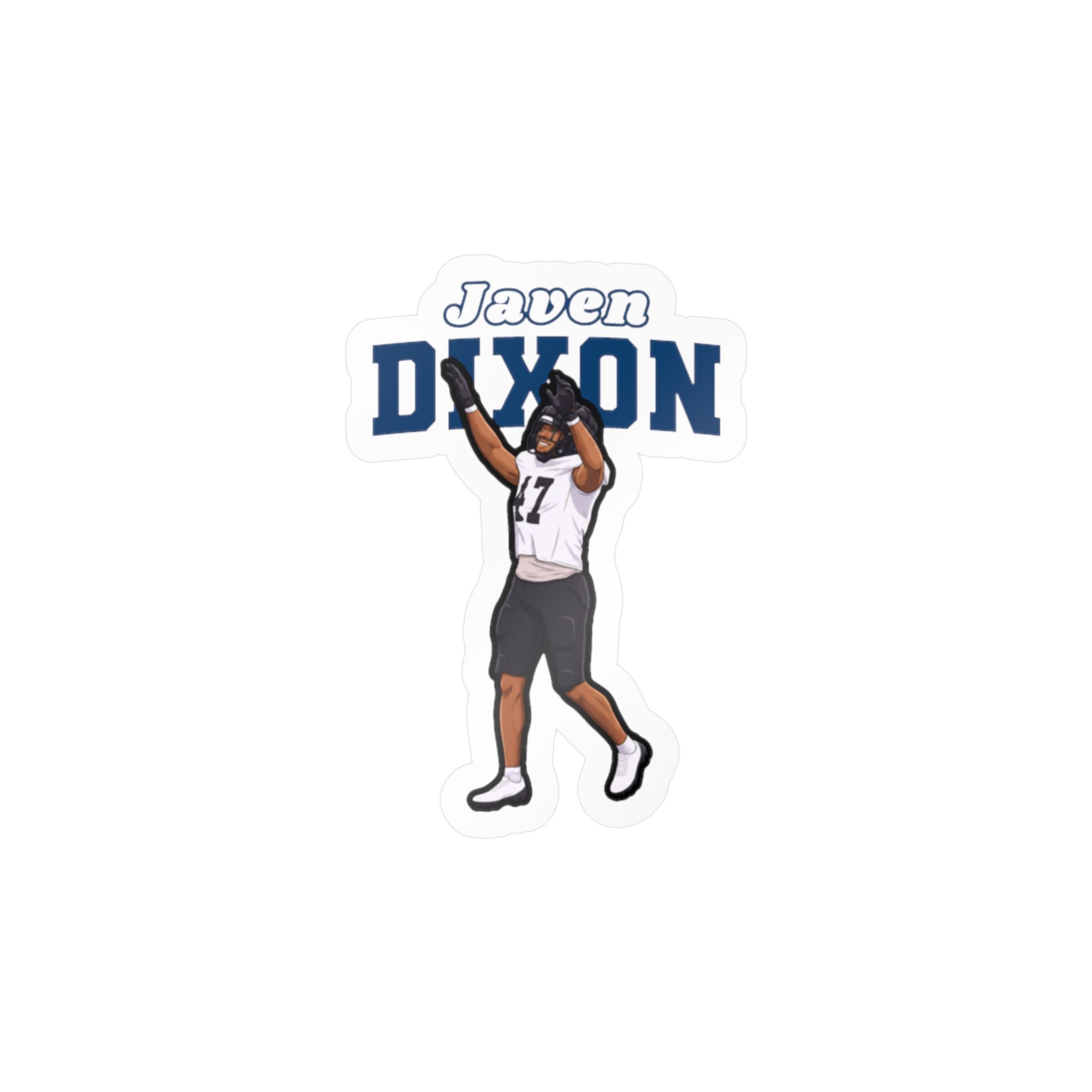 Vinyl Sticker — character_name_arch in Classic