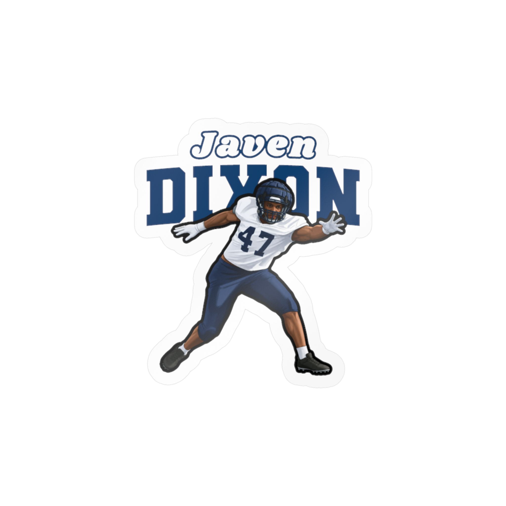 Vinyl Sticker — character_name_arch in Classic