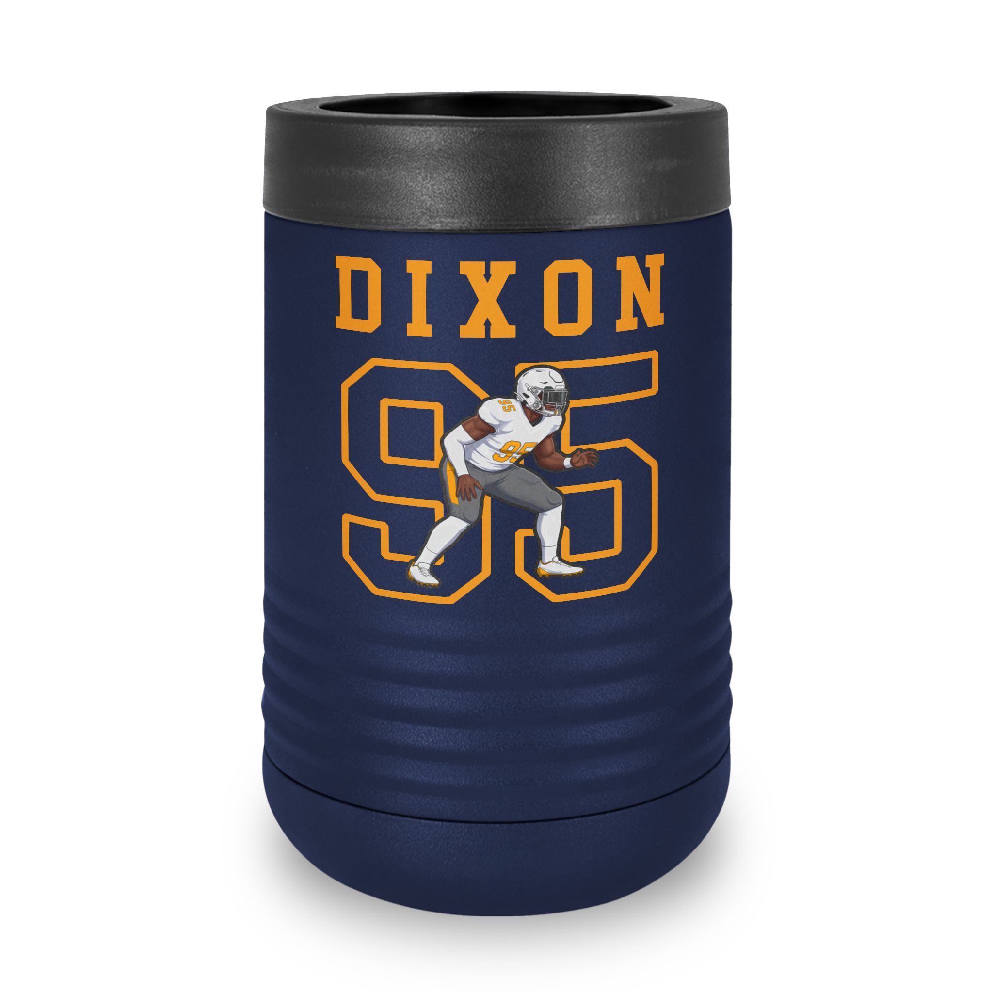 Stainless Can Cooler — character_shirsey in Navy
