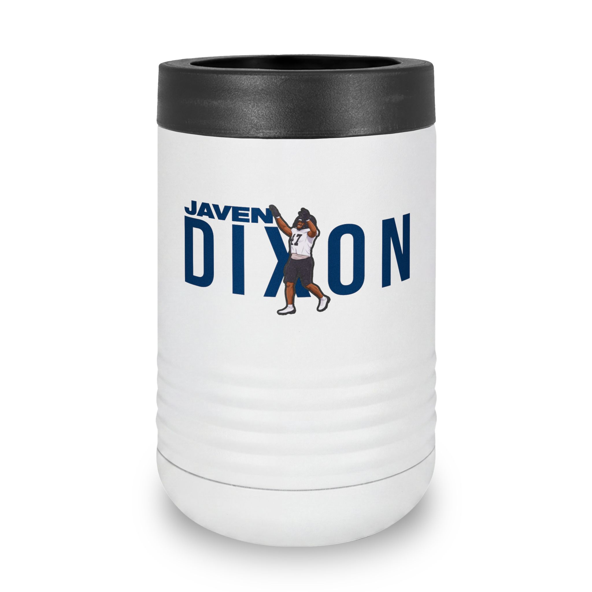 Stainless Can Cooler — character_player_name in White
