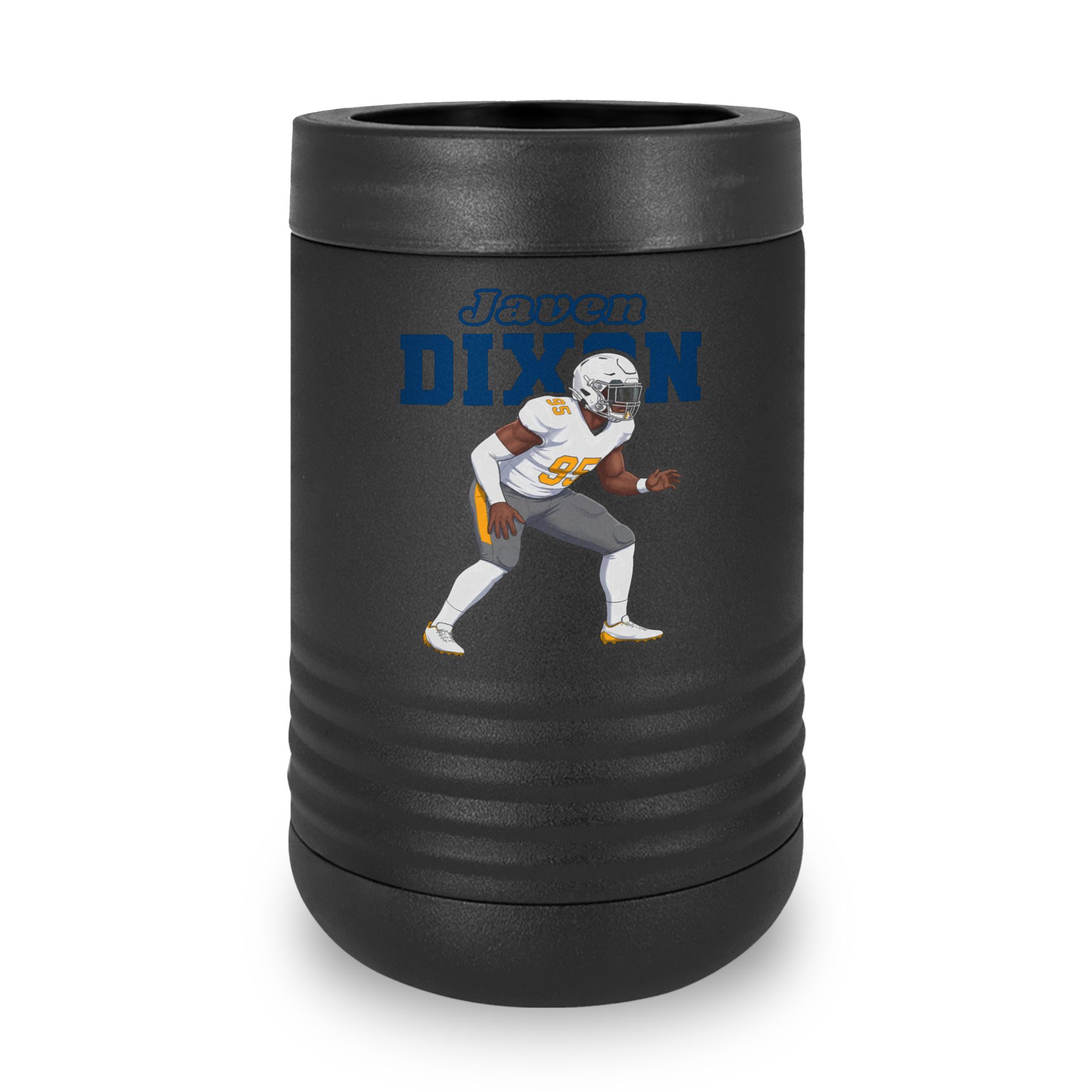 Stainless Can Cooler — character_name_arch in Black