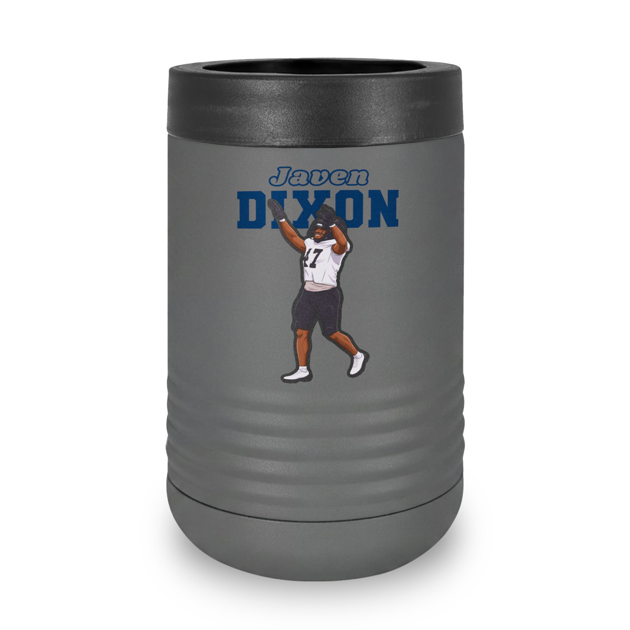 Stainless Can Cooler — character_name_arch in Grey