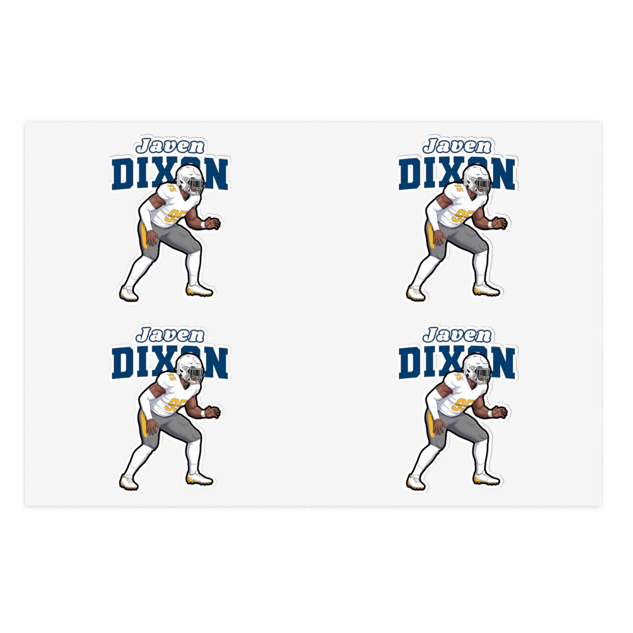Sticker Sheet — character_name_arch in Classic