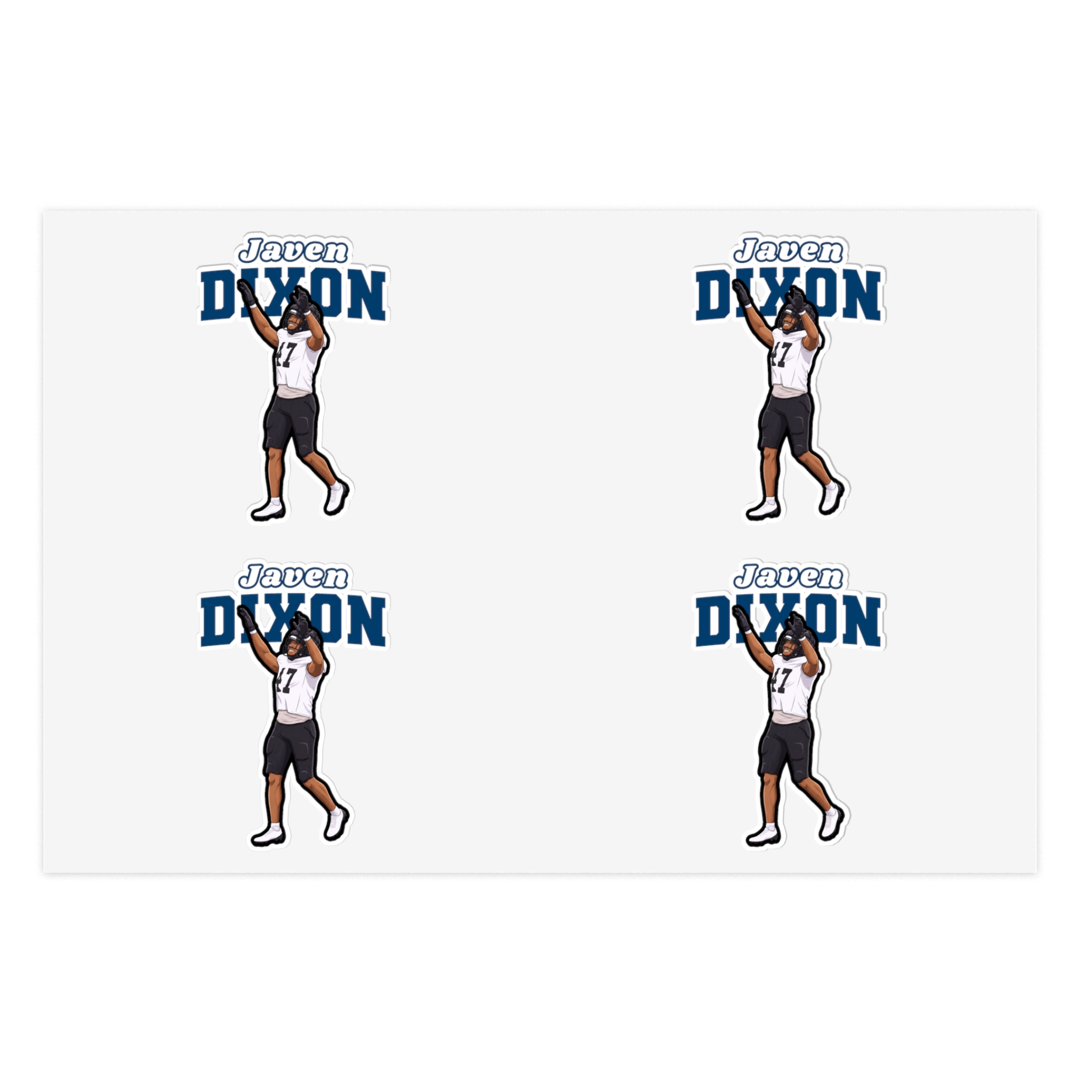 Sticker Sheet — character_name_arch in Classic
