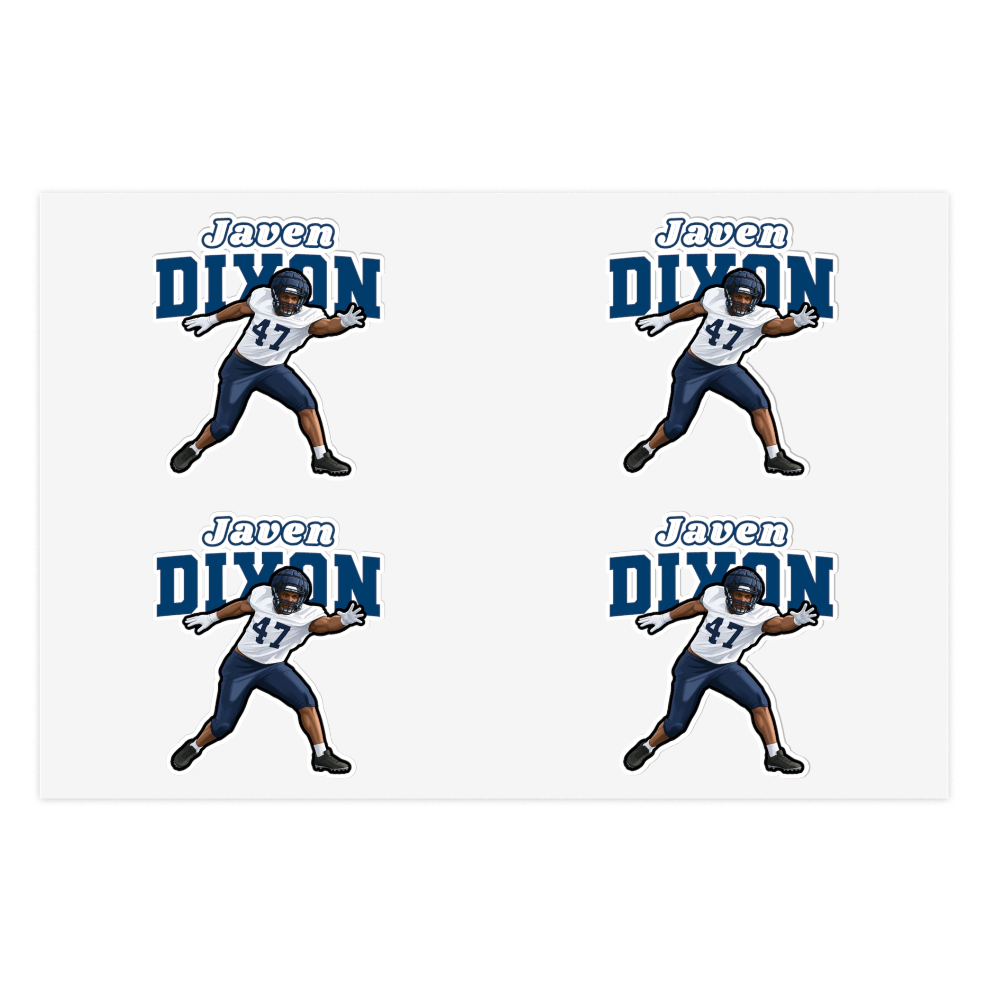 Sticker Sheet — character_name_arch in Classic