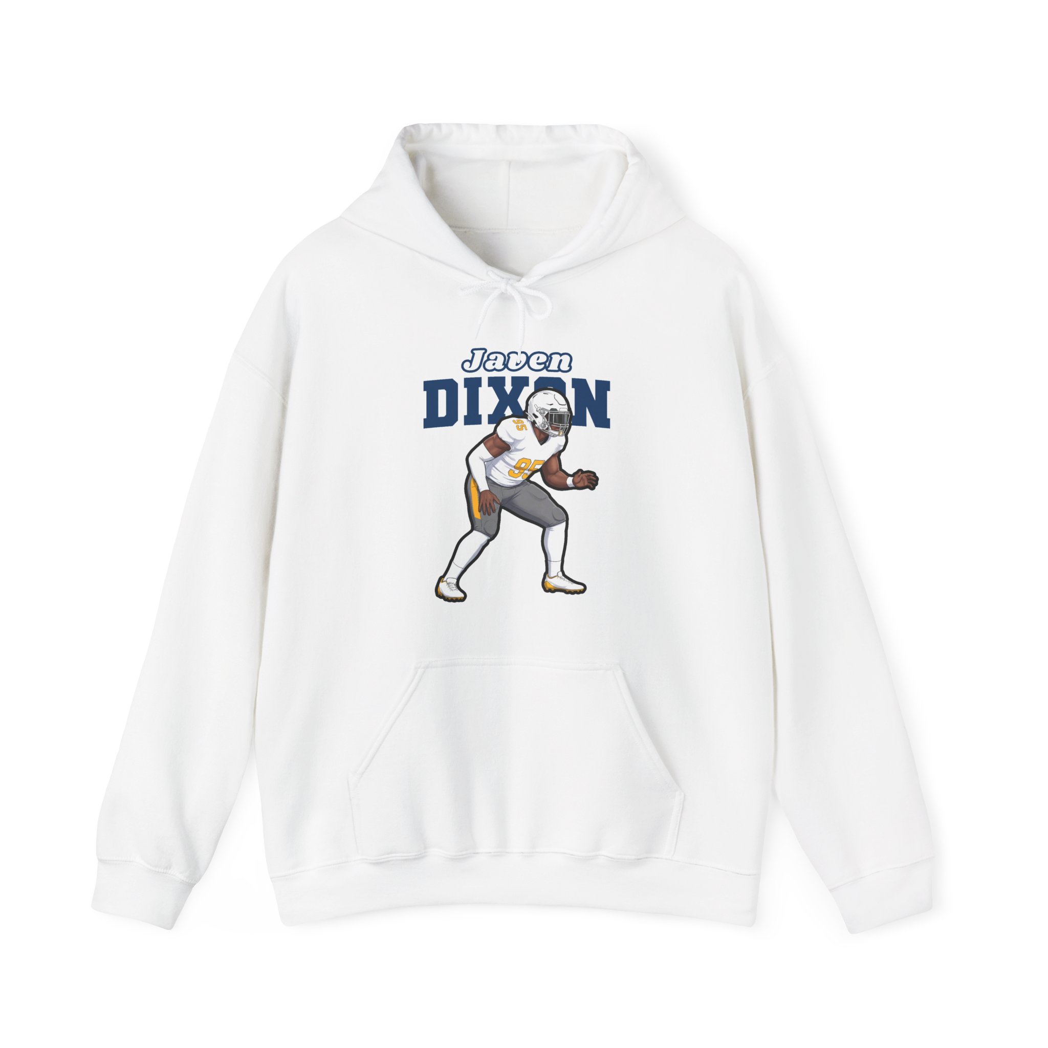 Hoodie — character_name_arch in White