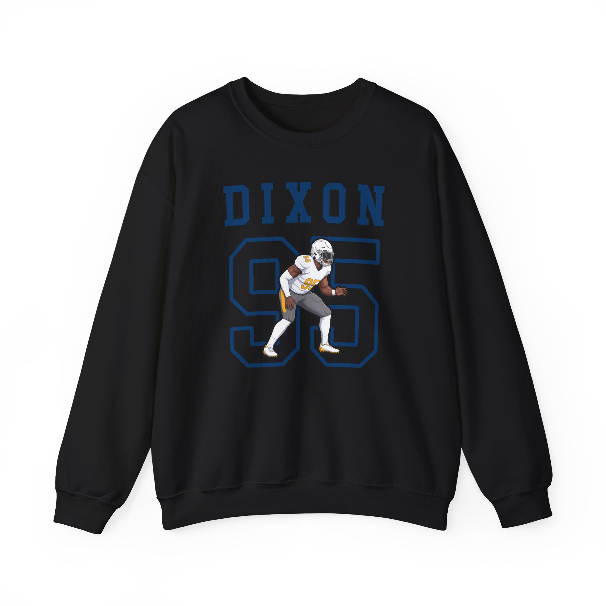 Crewneck Sweatshirt — character_shirsey in Black