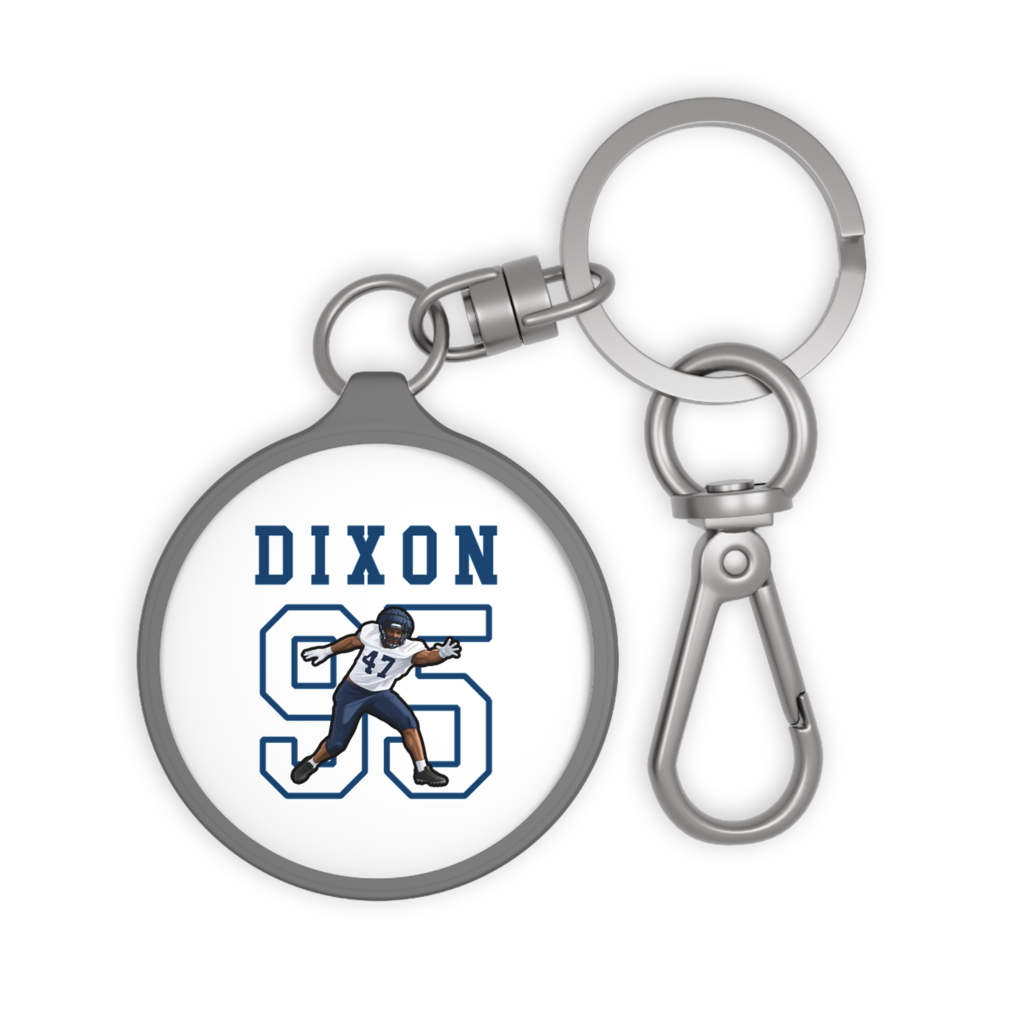 Keychain — character_shirsey in Grey