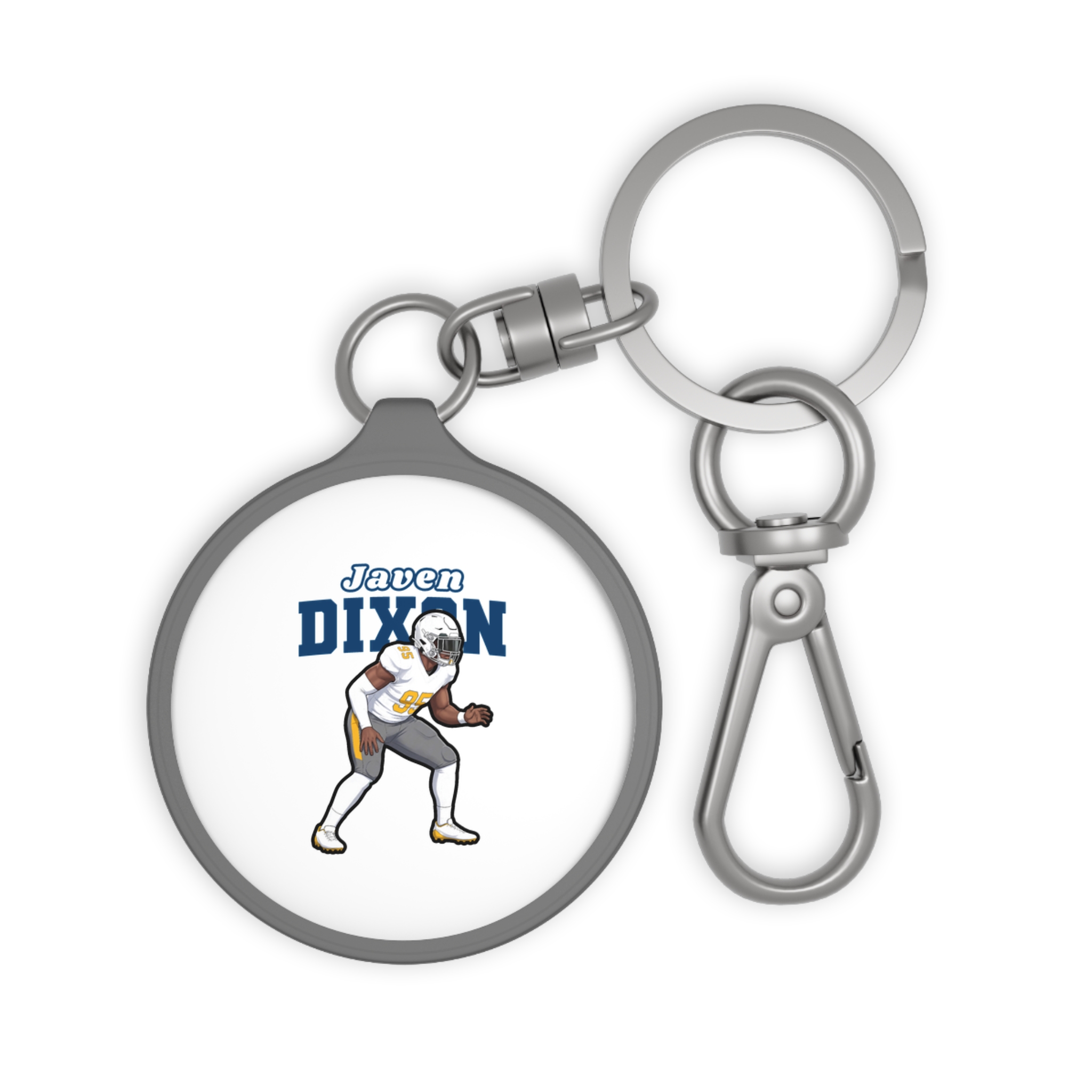 Keychain — character_name_arch in Grey
