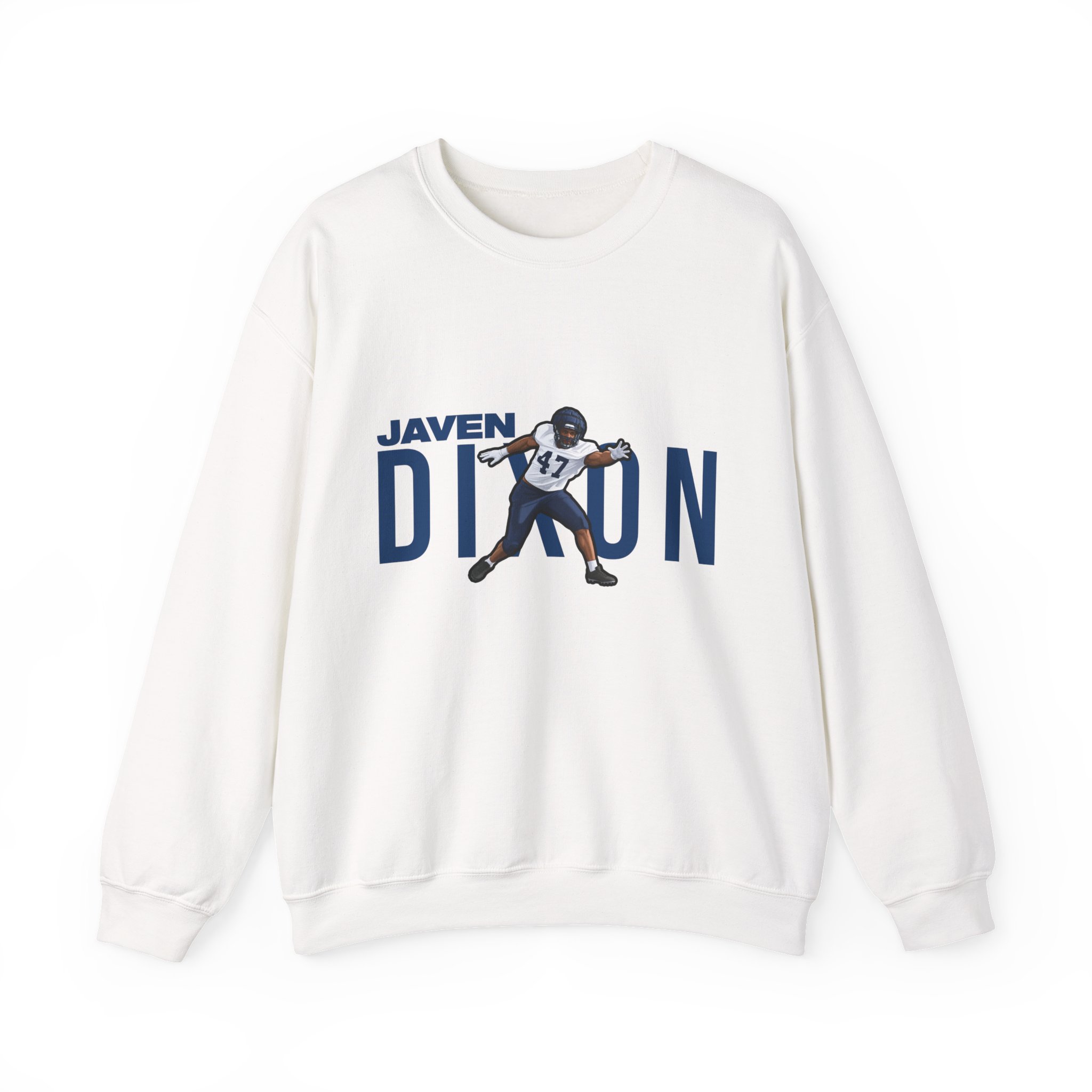 Crewneck Sweatshirt — character_player_name in White