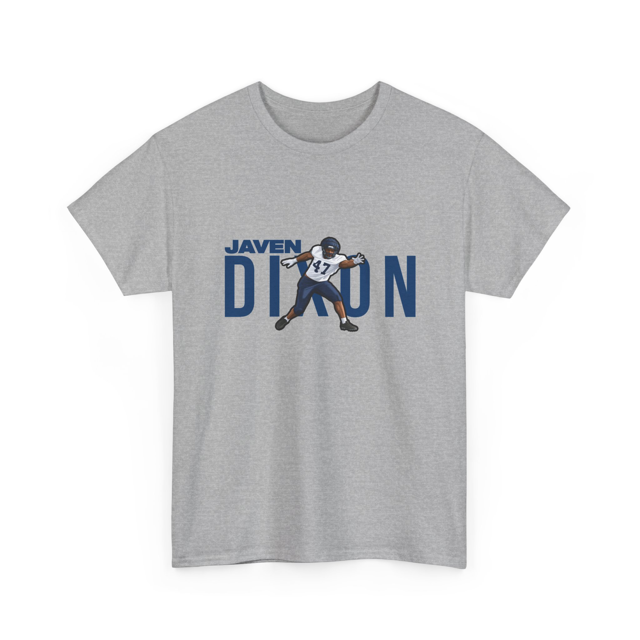 Tee — character_player_name in Grey