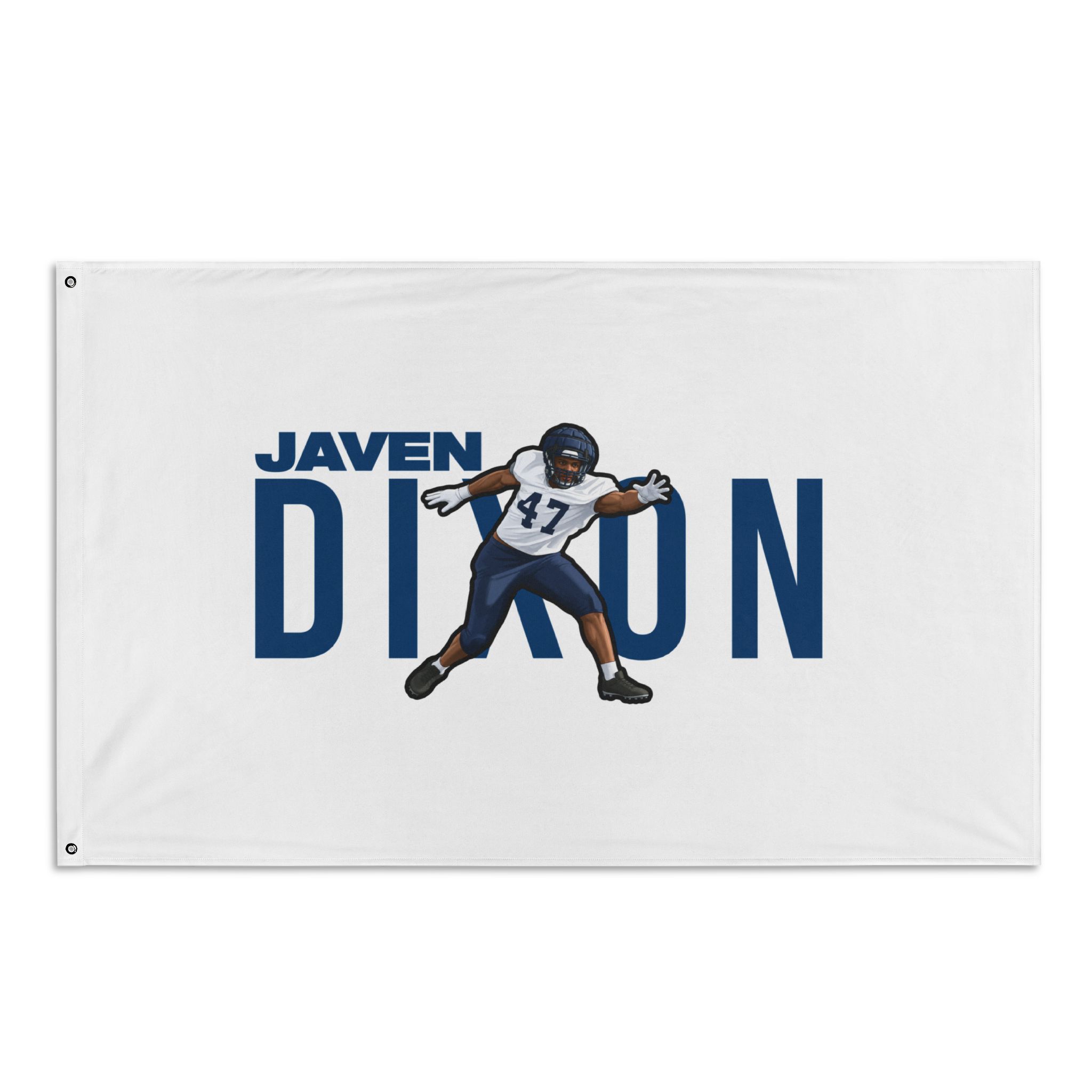 Flag (35 × 56 in) — character_player_name in Classic