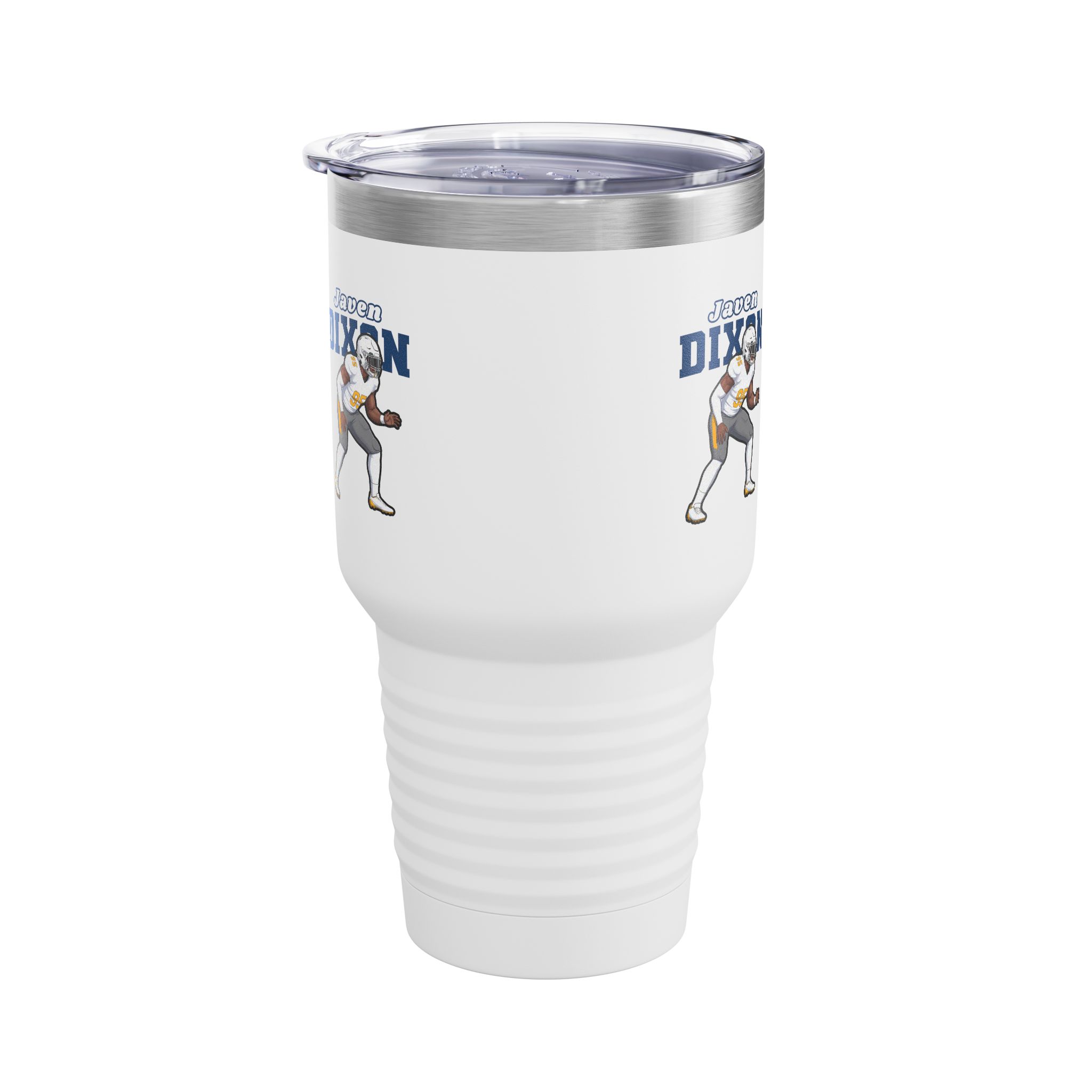 30oz Tumbler — character_name_arch in White