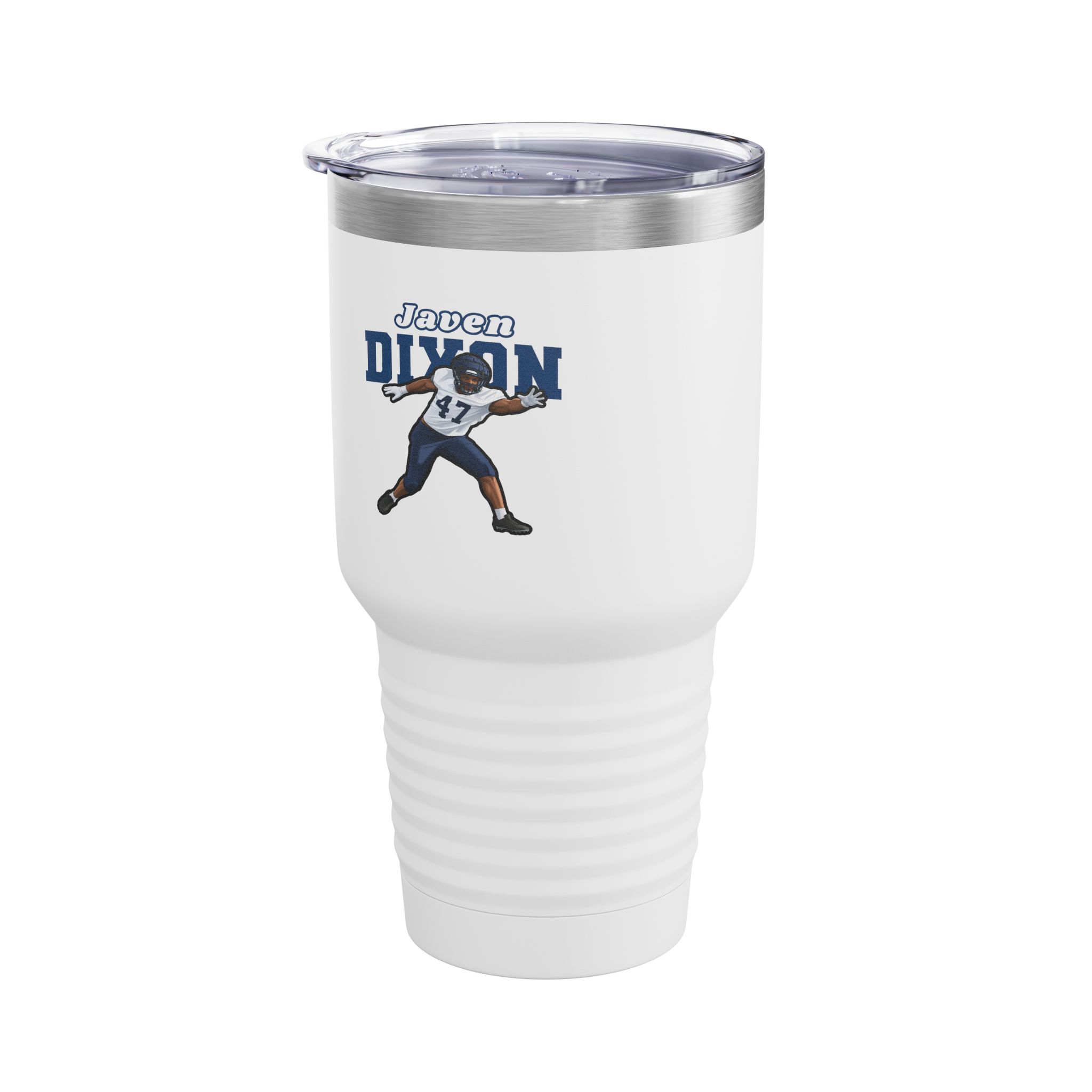 30oz Tumbler — character_name_arch in White