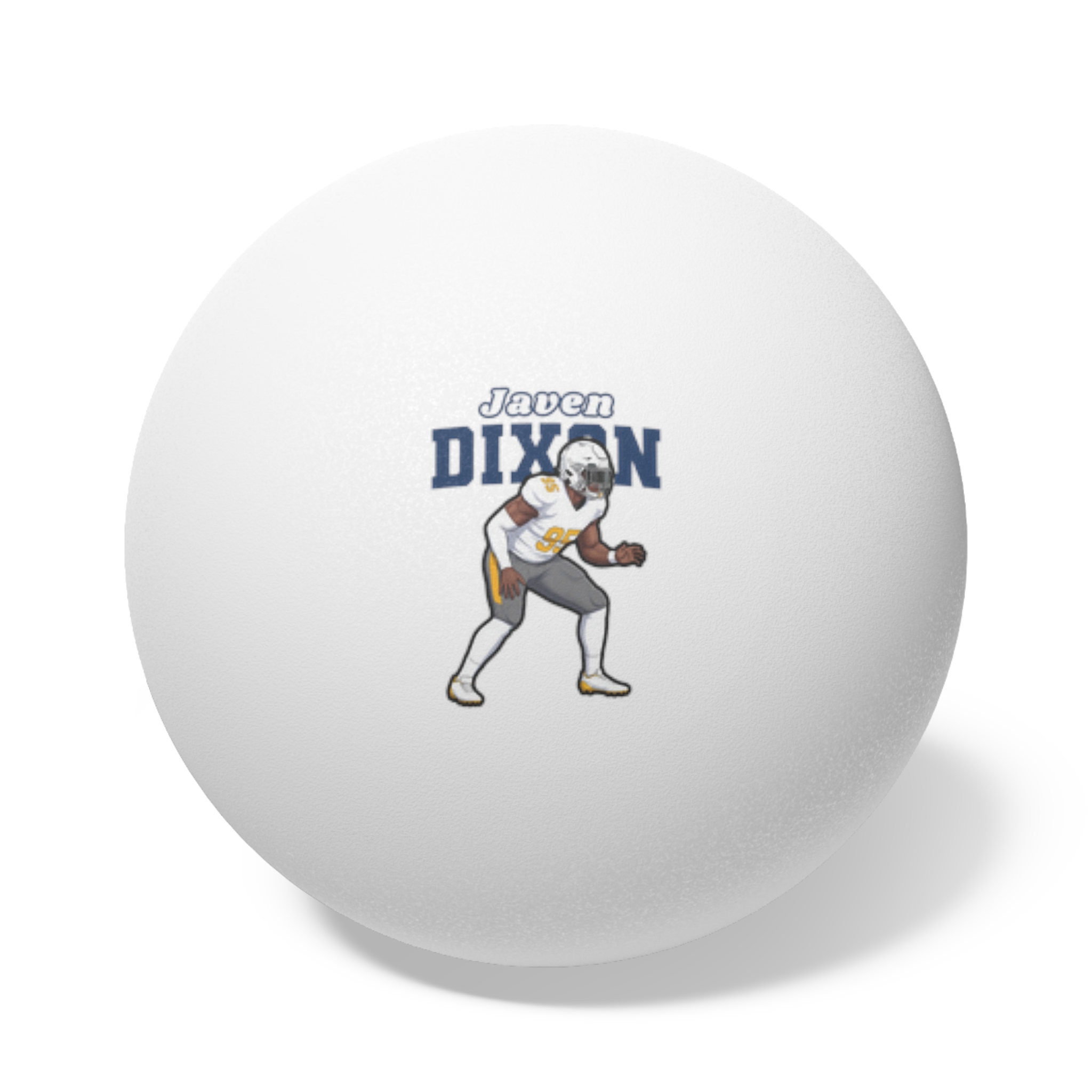 Ping Pong Balls, 6 pcs — character_name_arch in White