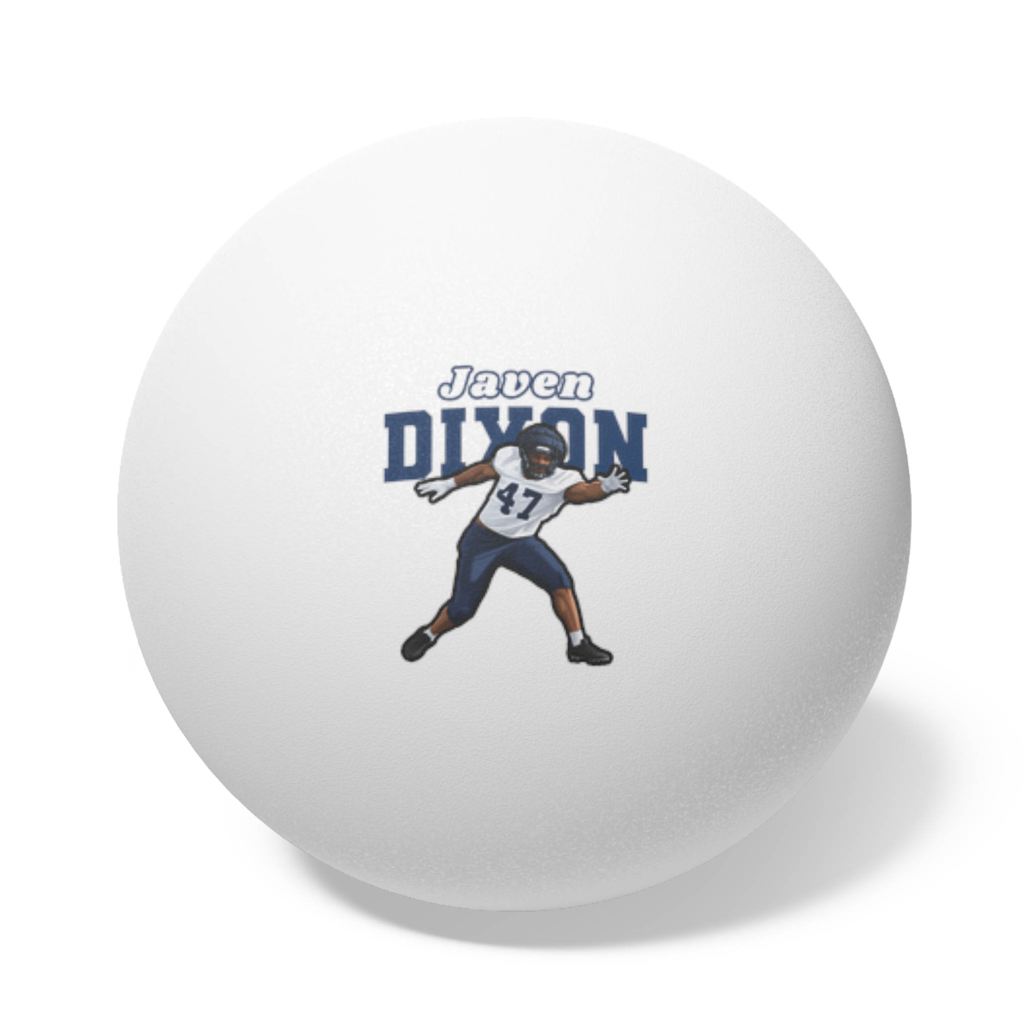 Ping Pong Balls, 6 pcs — character_name_arch in White