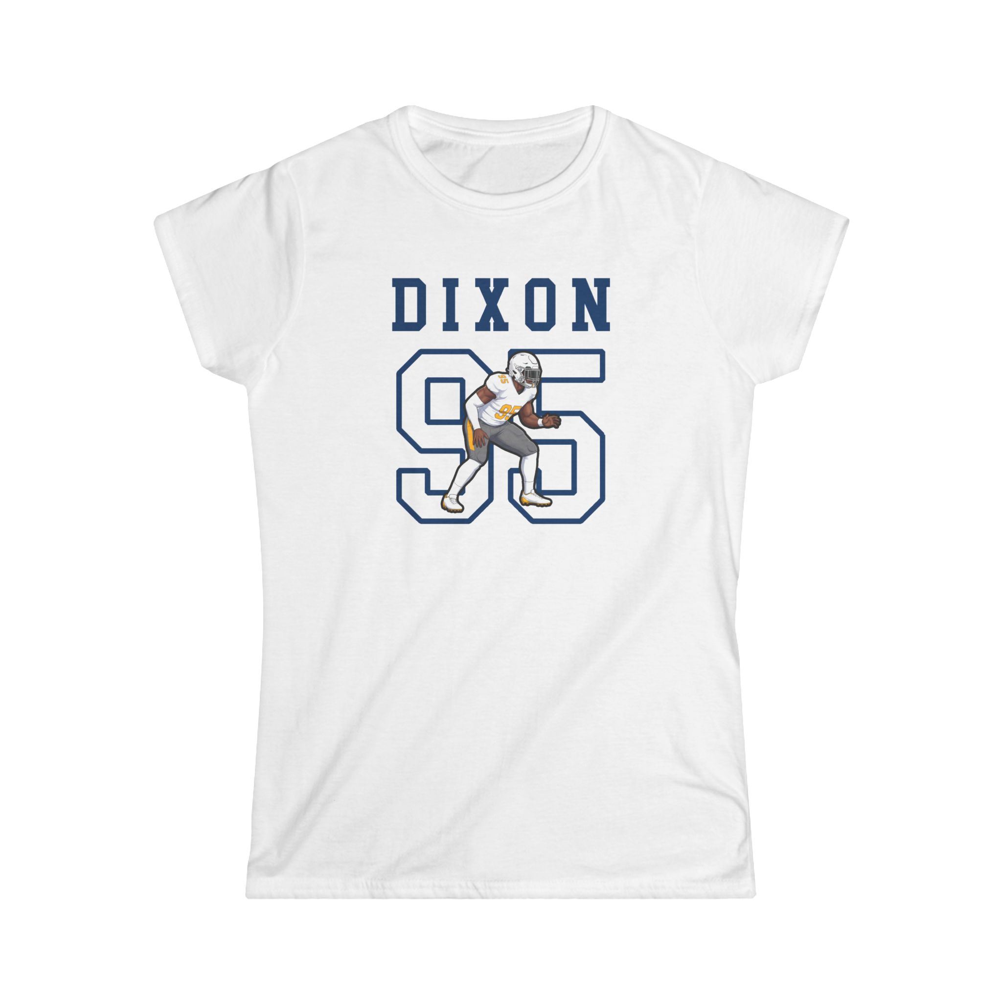 Women's Softstyle Tee — character_shirsey in White