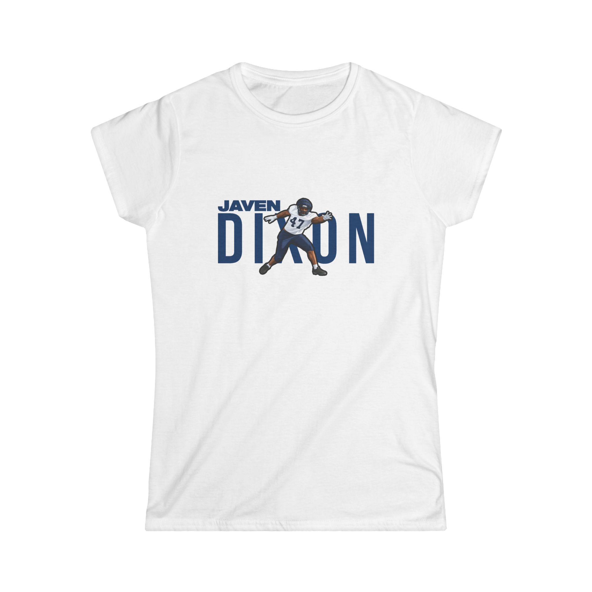 Women's Softstyle Tee — character_player_name in White