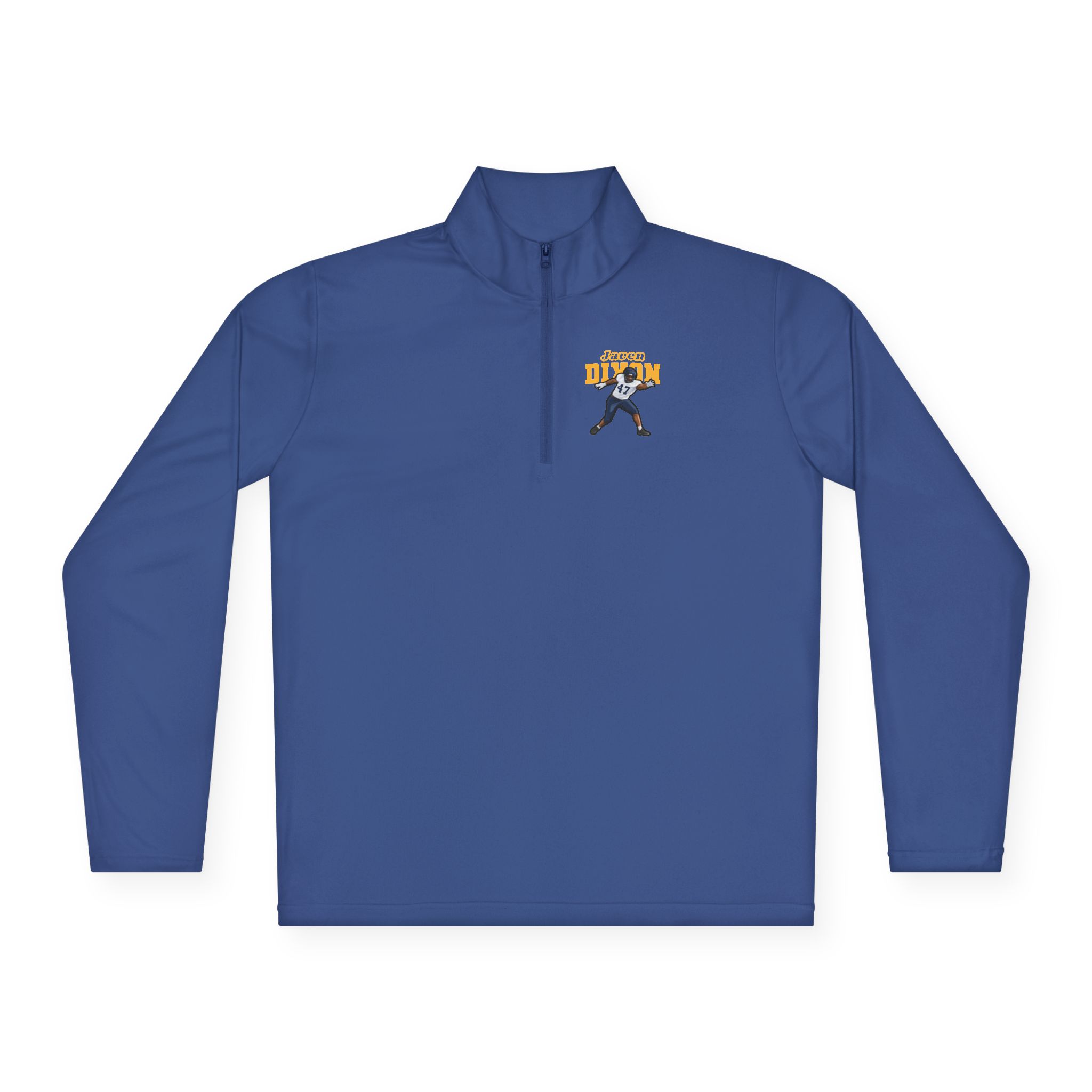 Q-Zip Pullover — character_name_arch in Royal