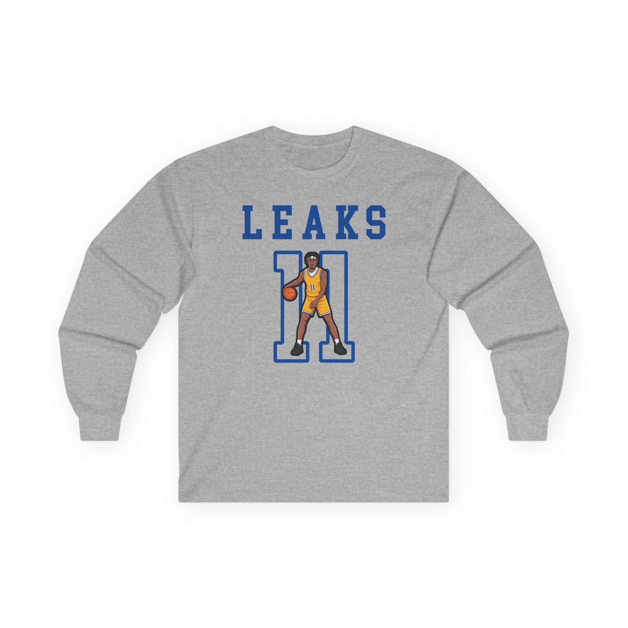Long Sleeve Tee — character_shirsey in Grey