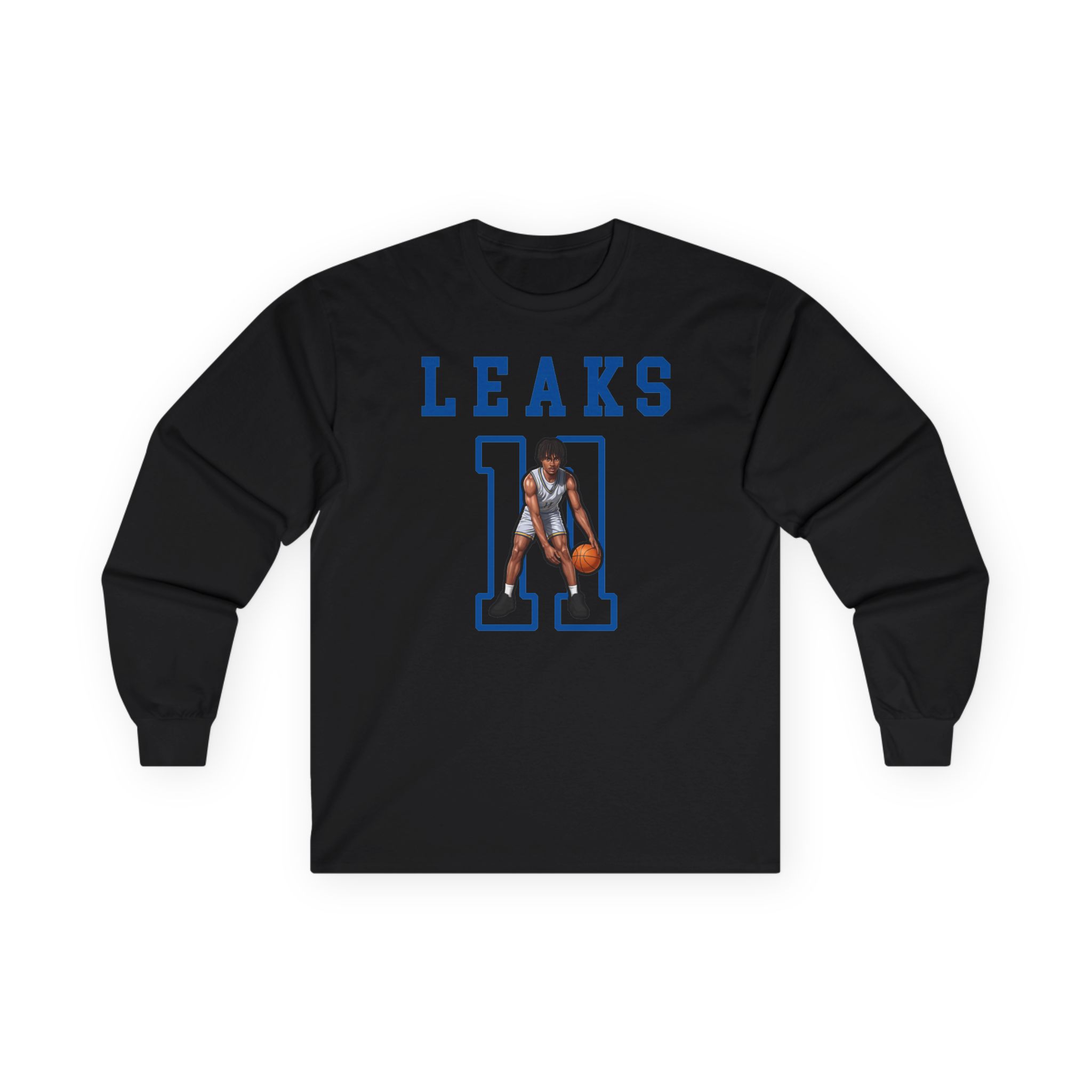 Long Sleeve Tee — character_shirsey in Black