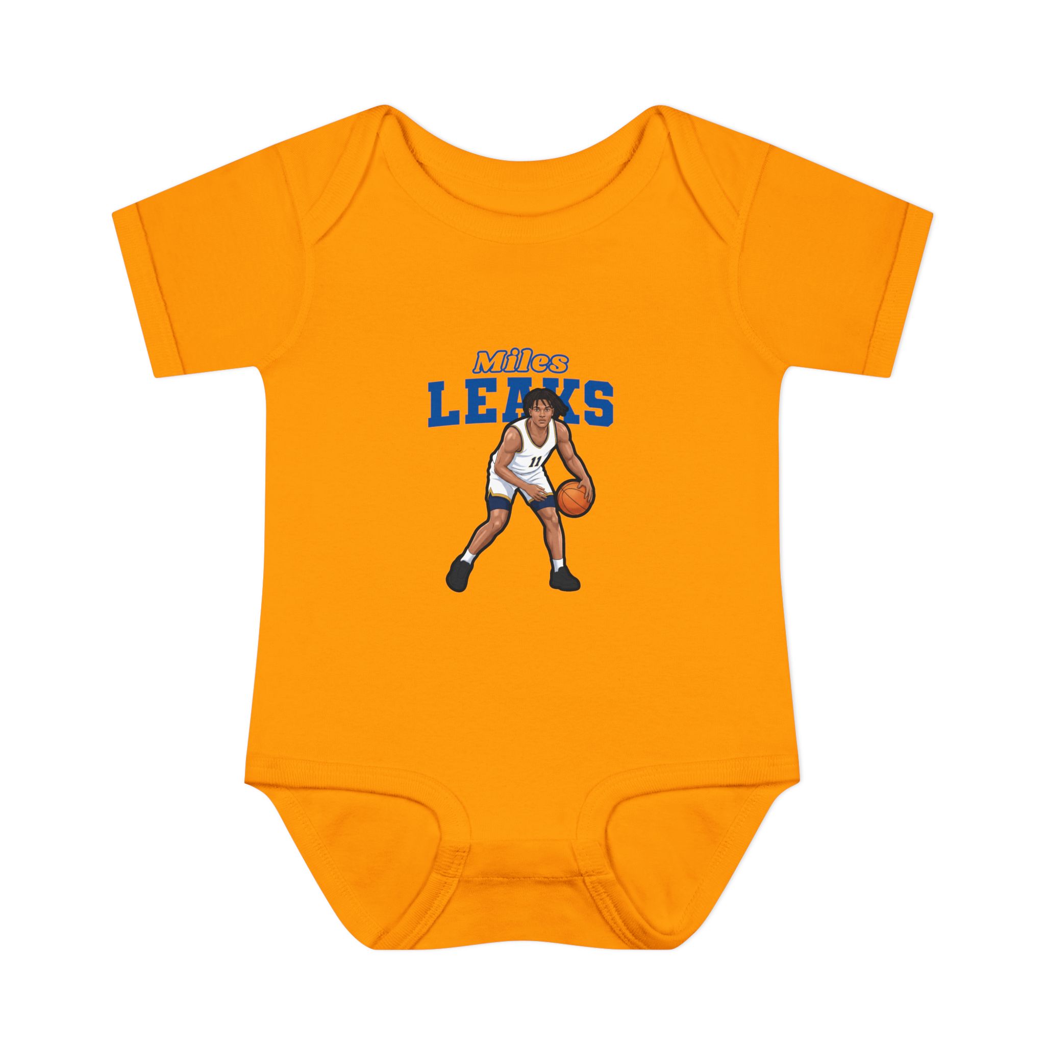 Baby Onesie — character_name_arch in Gold