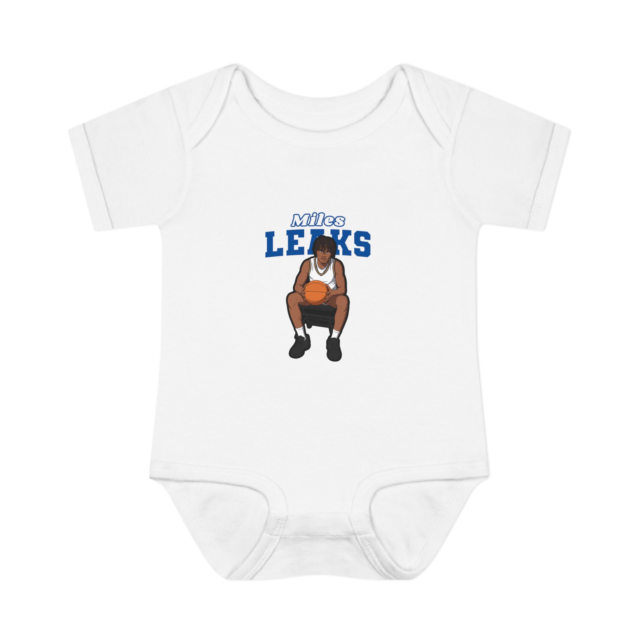 Baby Onesie — character_name_arch in White