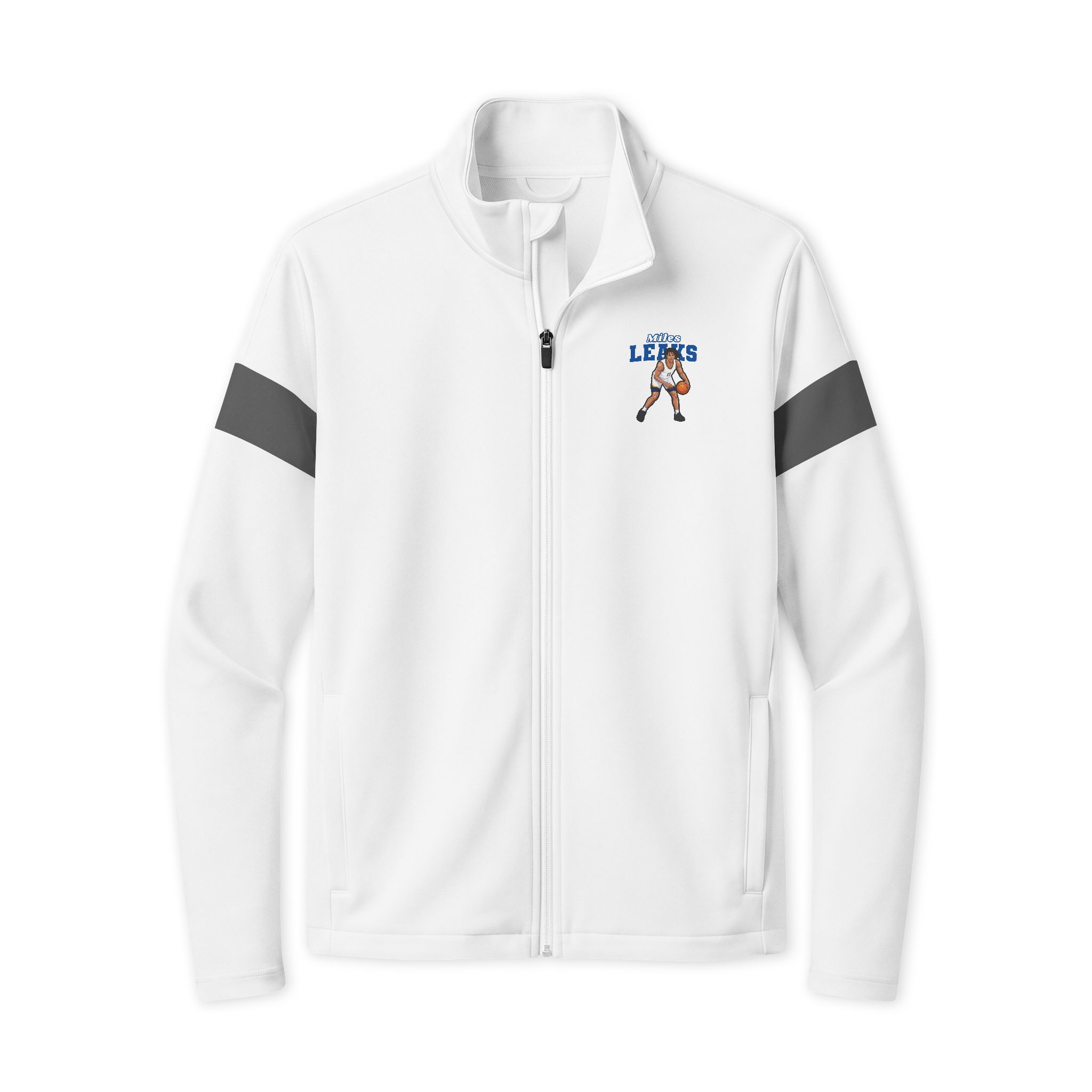 Travel Full-Zip Jacket — character_name_arch in White/ Iron Grey