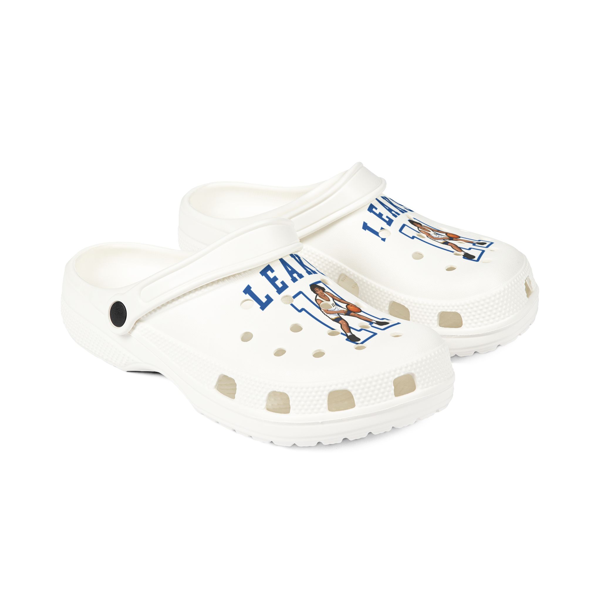 Rubber Clogs — character_shirsey in White