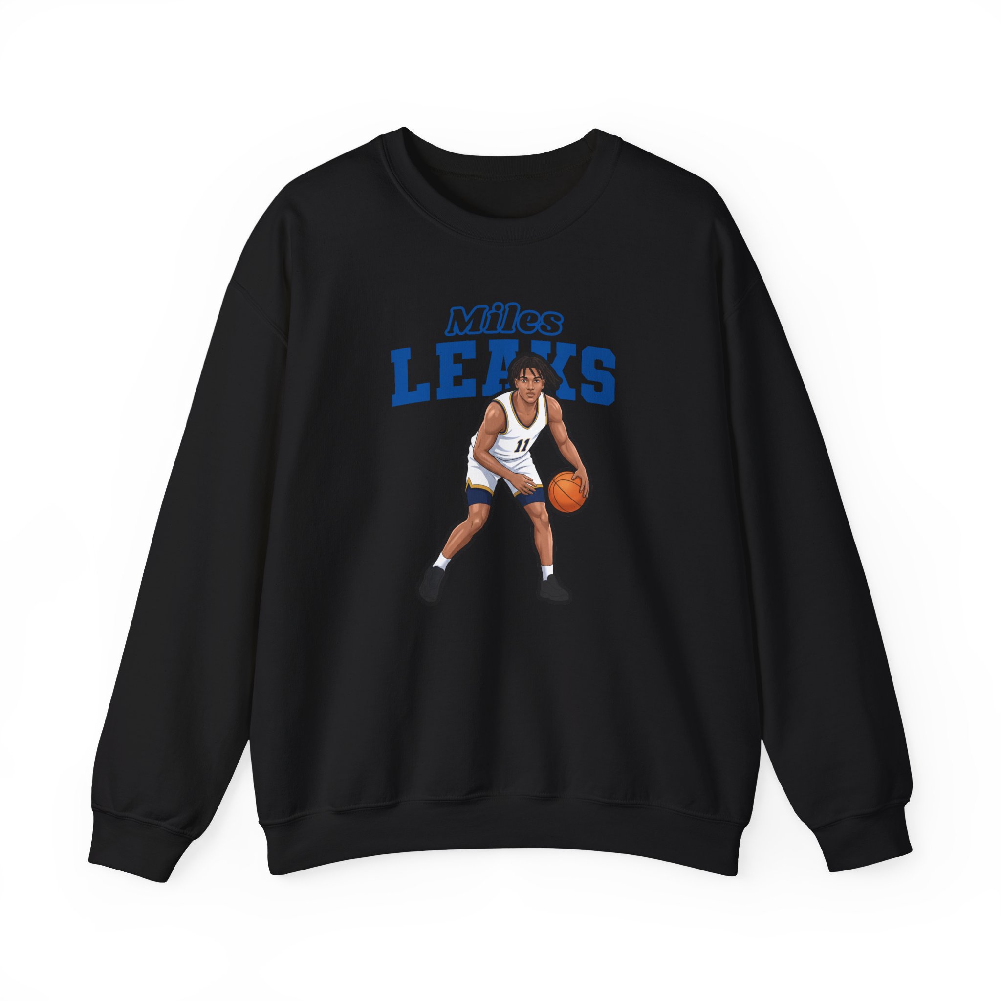 Crewneck Sweatshirt — character_name_arch in Black