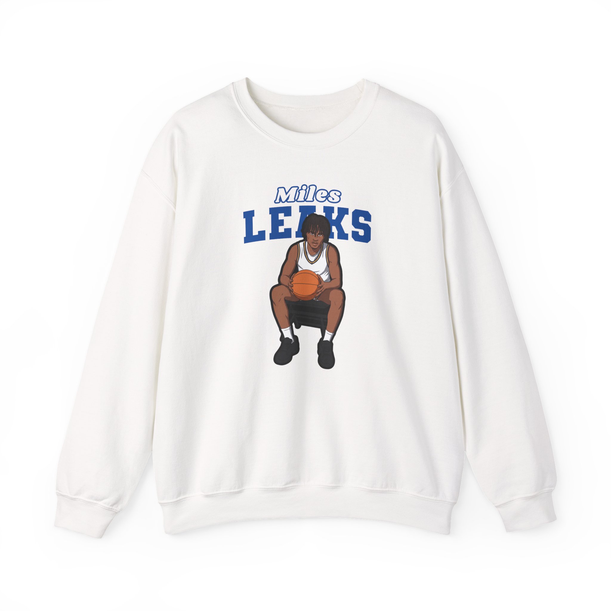 Crewneck Sweatshirt — character_name_arch in White