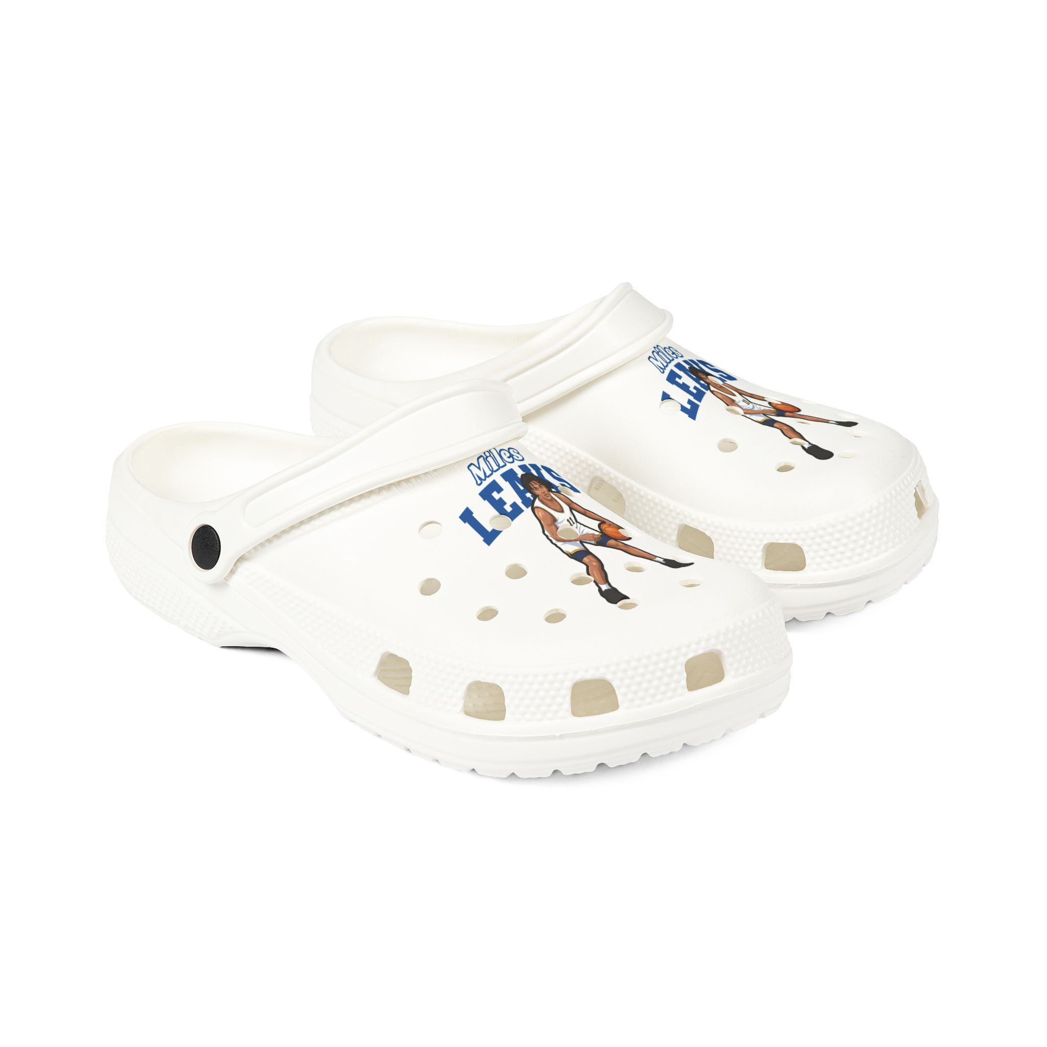 Rubber Clogs — character_name_arch in White