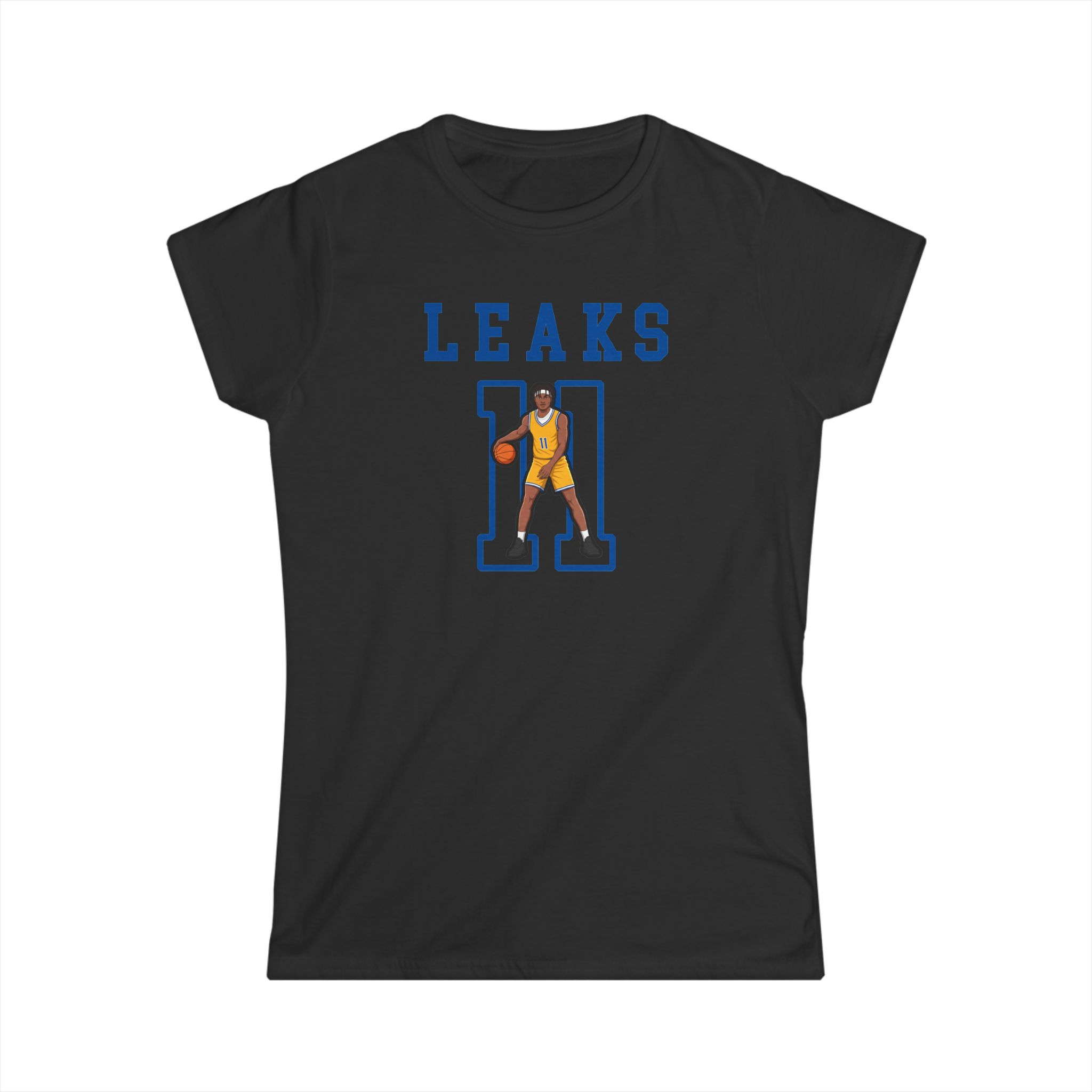 Women's Softstyle Tee — character_shirsey in Black