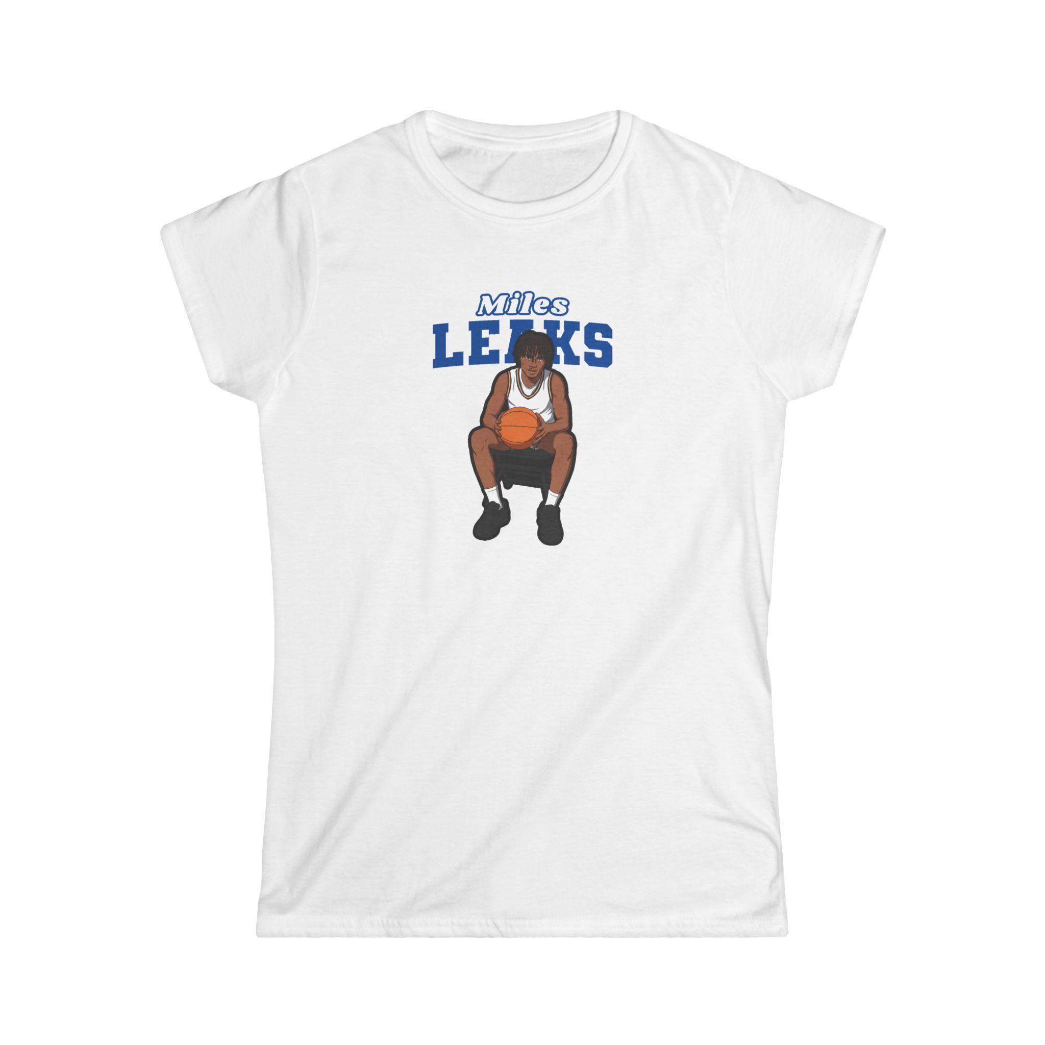 Women's Softstyle Tee — character_name_arch in White