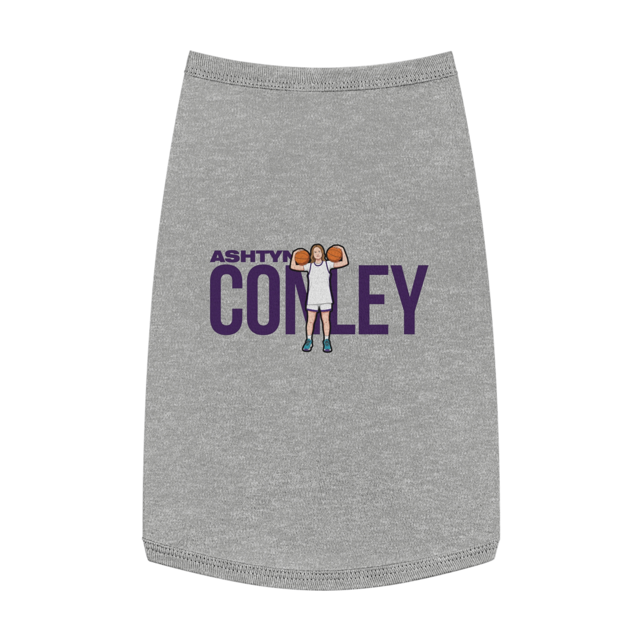 Pet Tank Top — character_player_name in White