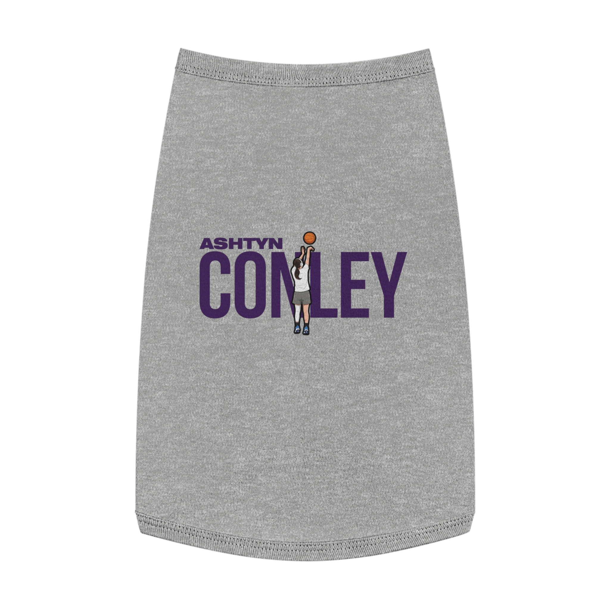 Pet Tank Top — character_player_name in White