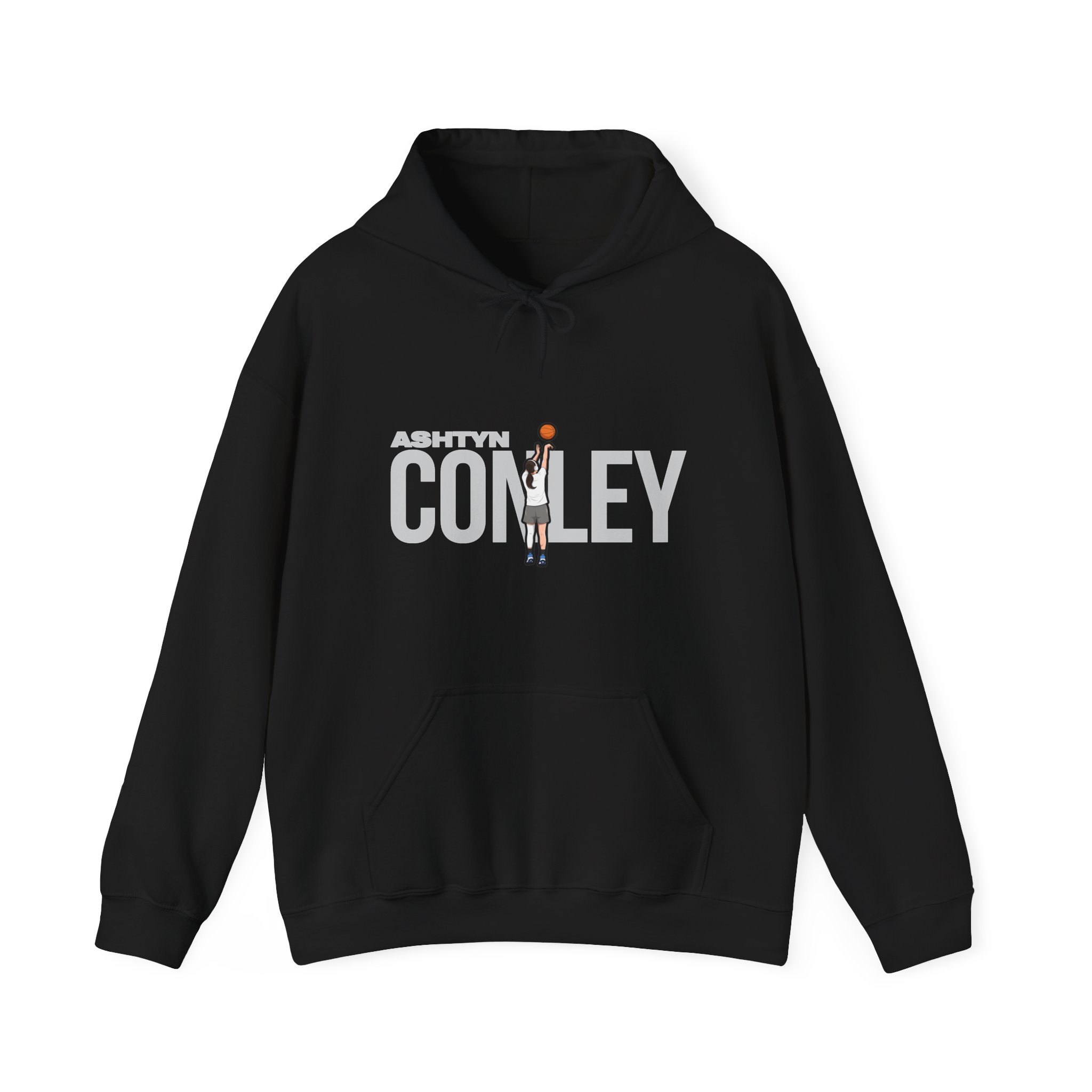 Hoodie — character_player_name in Black