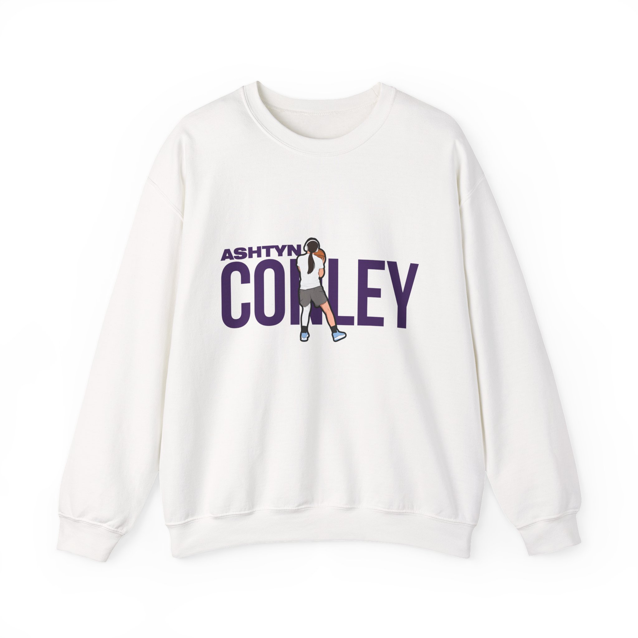 Crewneck Sweatshirt — character_player_name in White