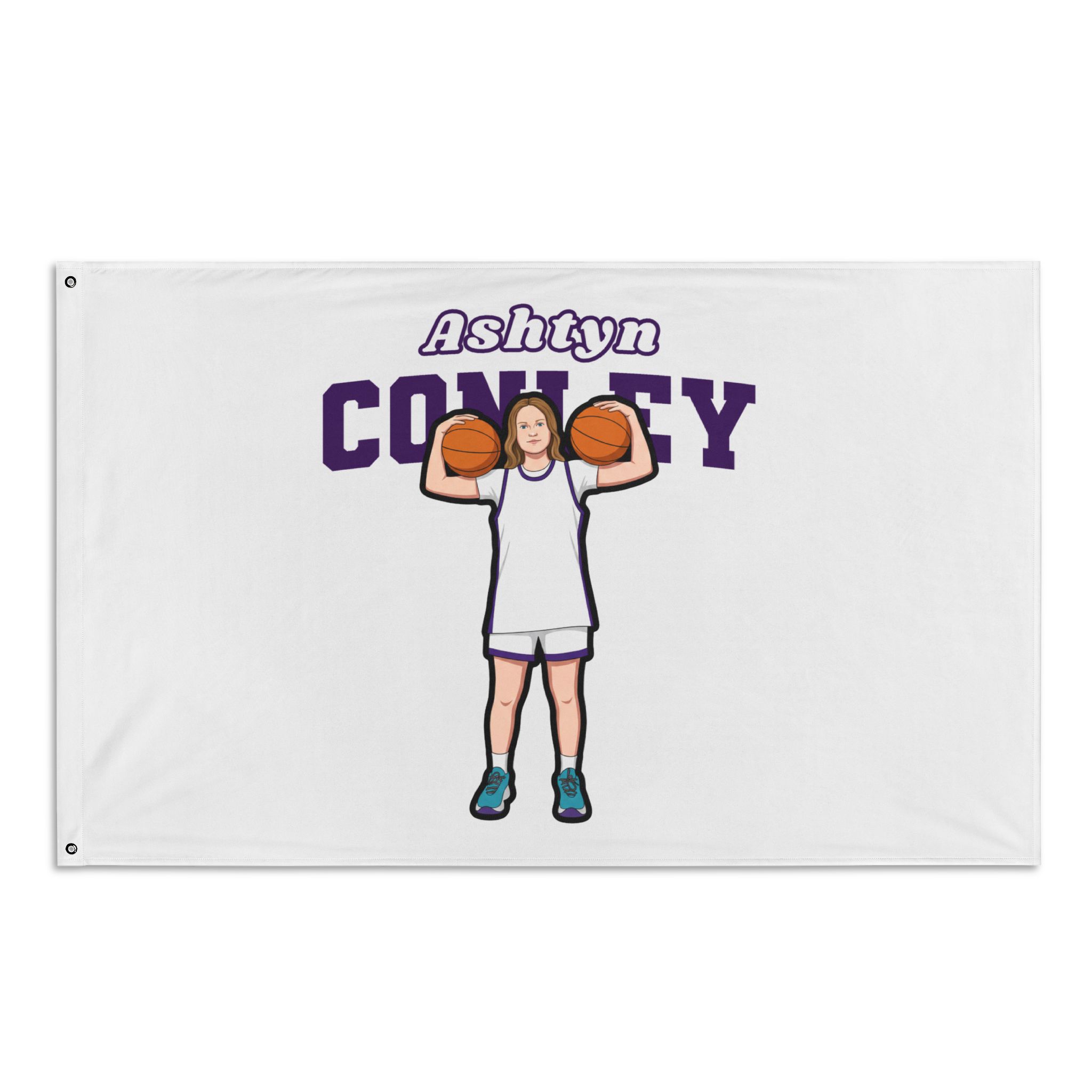 Flag (35 × 56 in) — character_name_arch in Classic