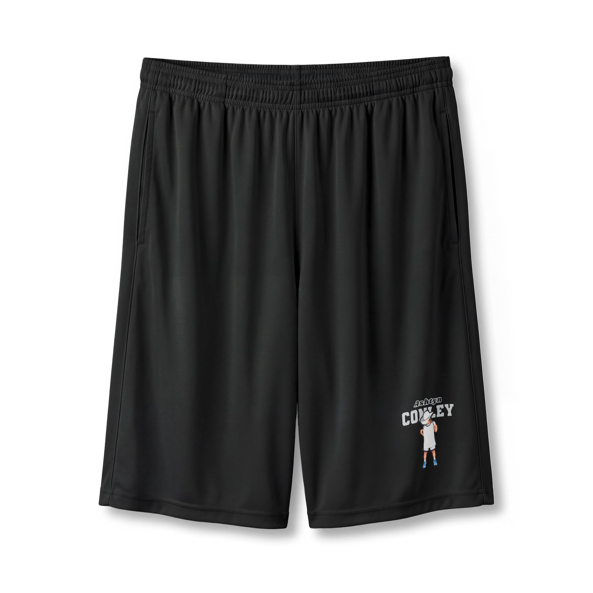Shorts — character_name_arch in Black