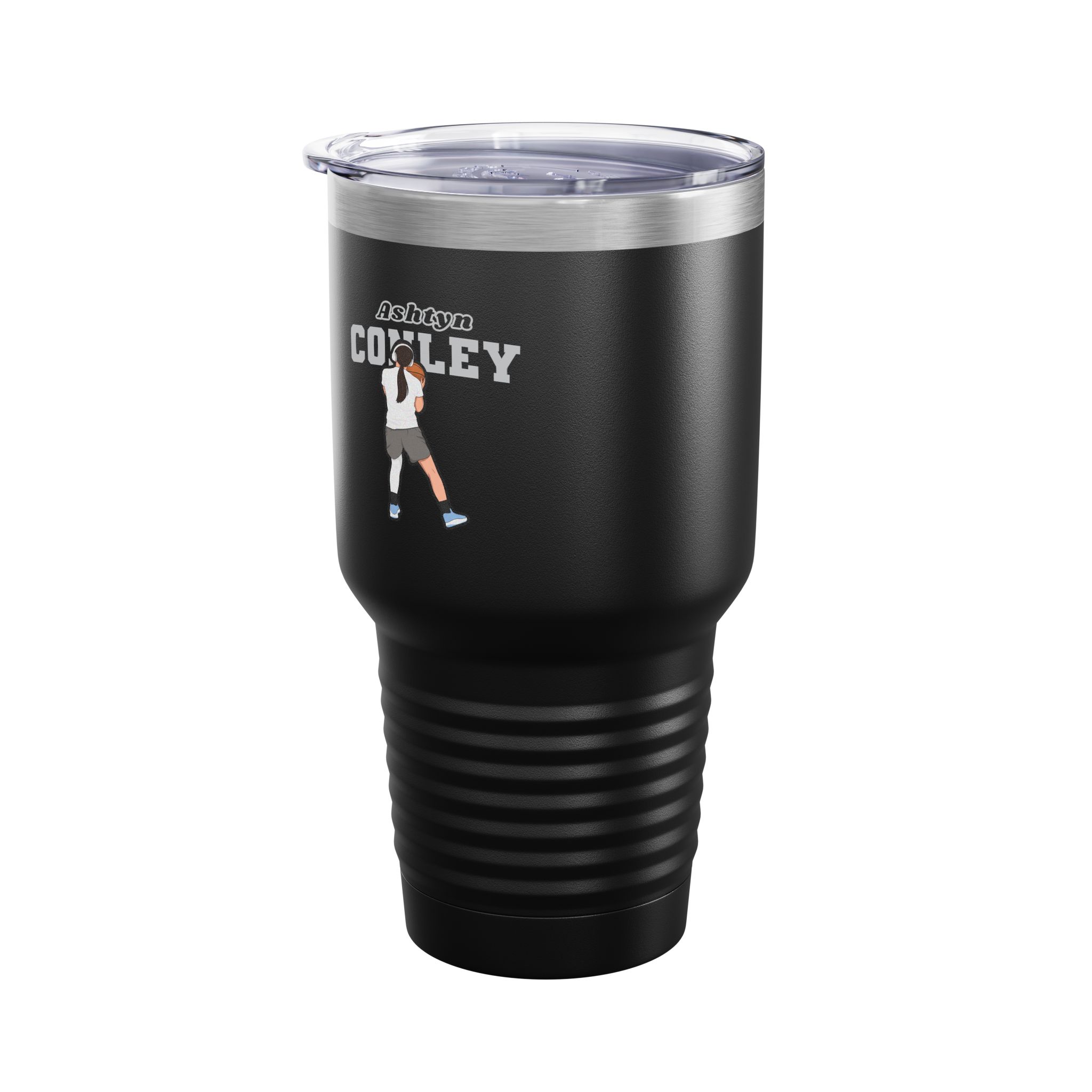 30oz Tumbler — character_name_arch in Black